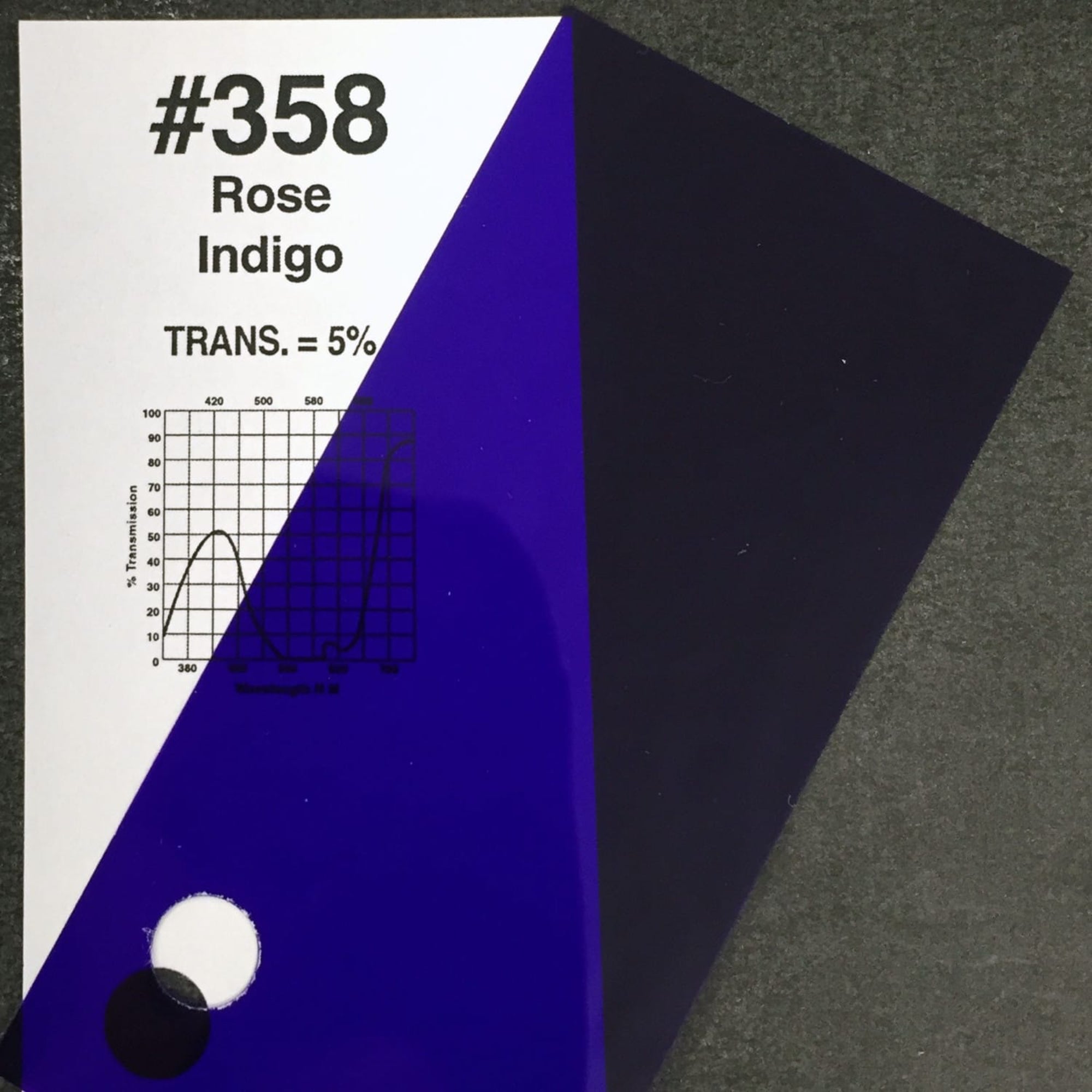 Rosco #358 Roscolux Cinegel Filter Gel Rose Indigo (24" x 25' Roll)