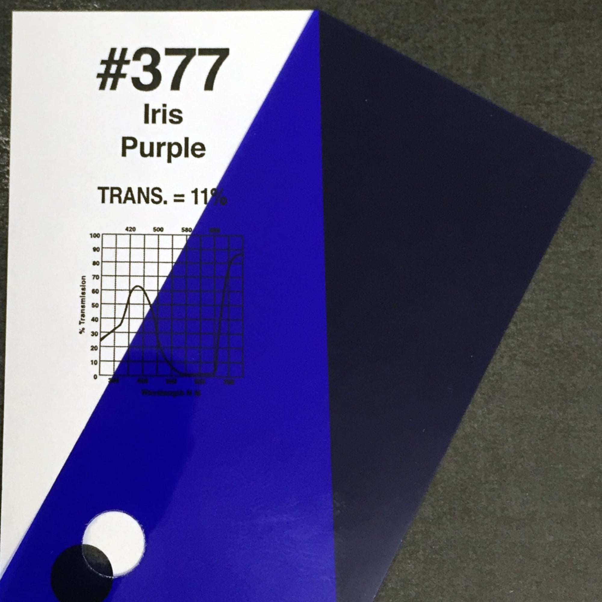 Rosco #377 Roscolux Cinegel Filter Gel Iris Purple (24" x 25' Roll)