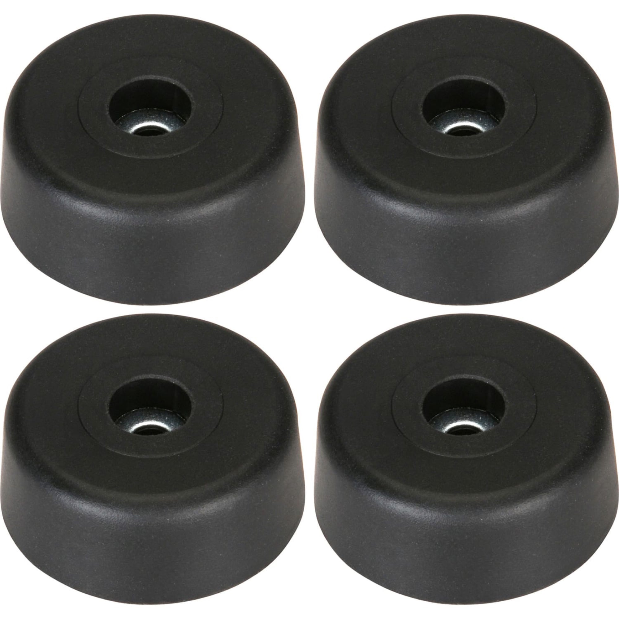 Penn Elcom F1686 Rubber Cabinet Foot with Steel Washer 1.57" Dia. x 5/8" H (4 Pack)