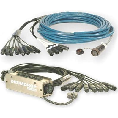 Whirlwind DRUMDROPND25 Box to Fan, DrumDrop, Hardwired Cable, 25', WW Multipair