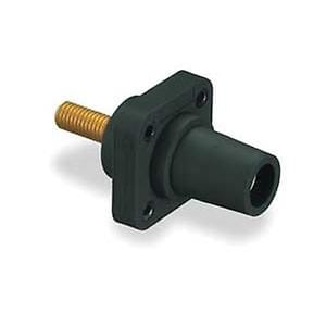 Whirlwind Hubbell HBLFRSBK Single Pole Female Cam-Lock Receptacle (Black)