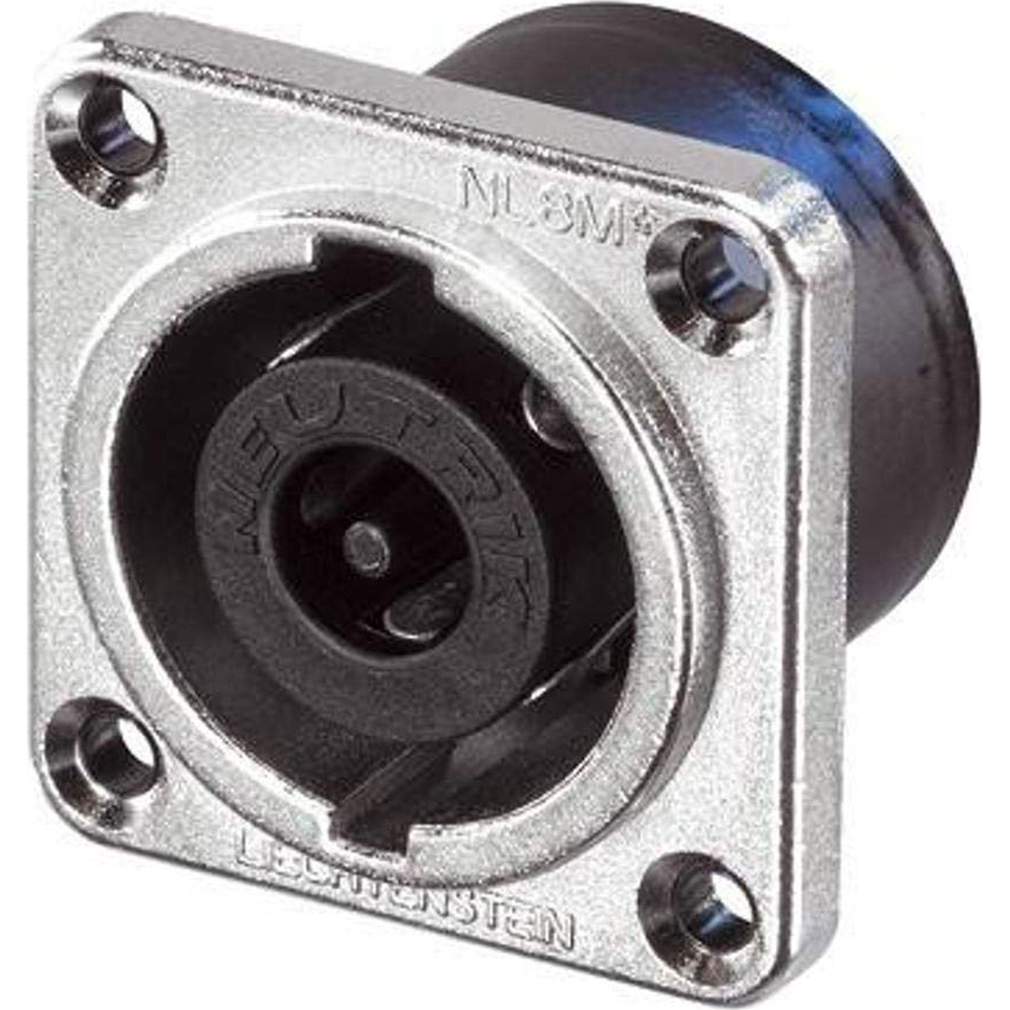 Neutrik NL8MPRXX 8-Pole speakON Panel Mount Connector (Nickel/Silver)