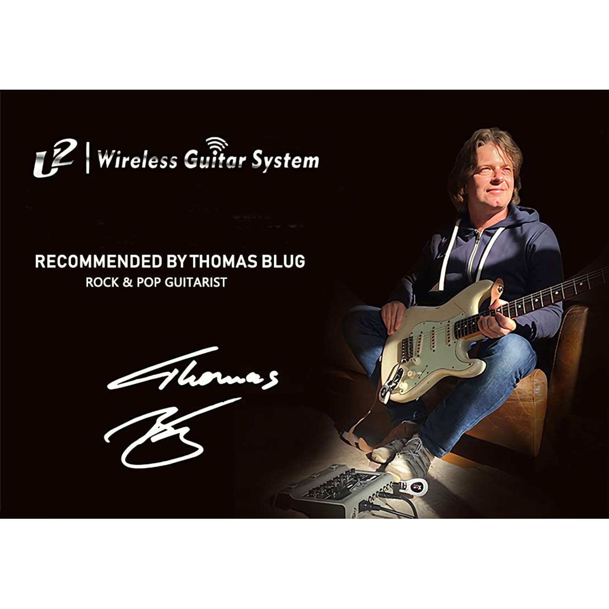 Xvive Audio U2 Digital Wireless System for Electric Guitars (Gold, 2.4 GHz)