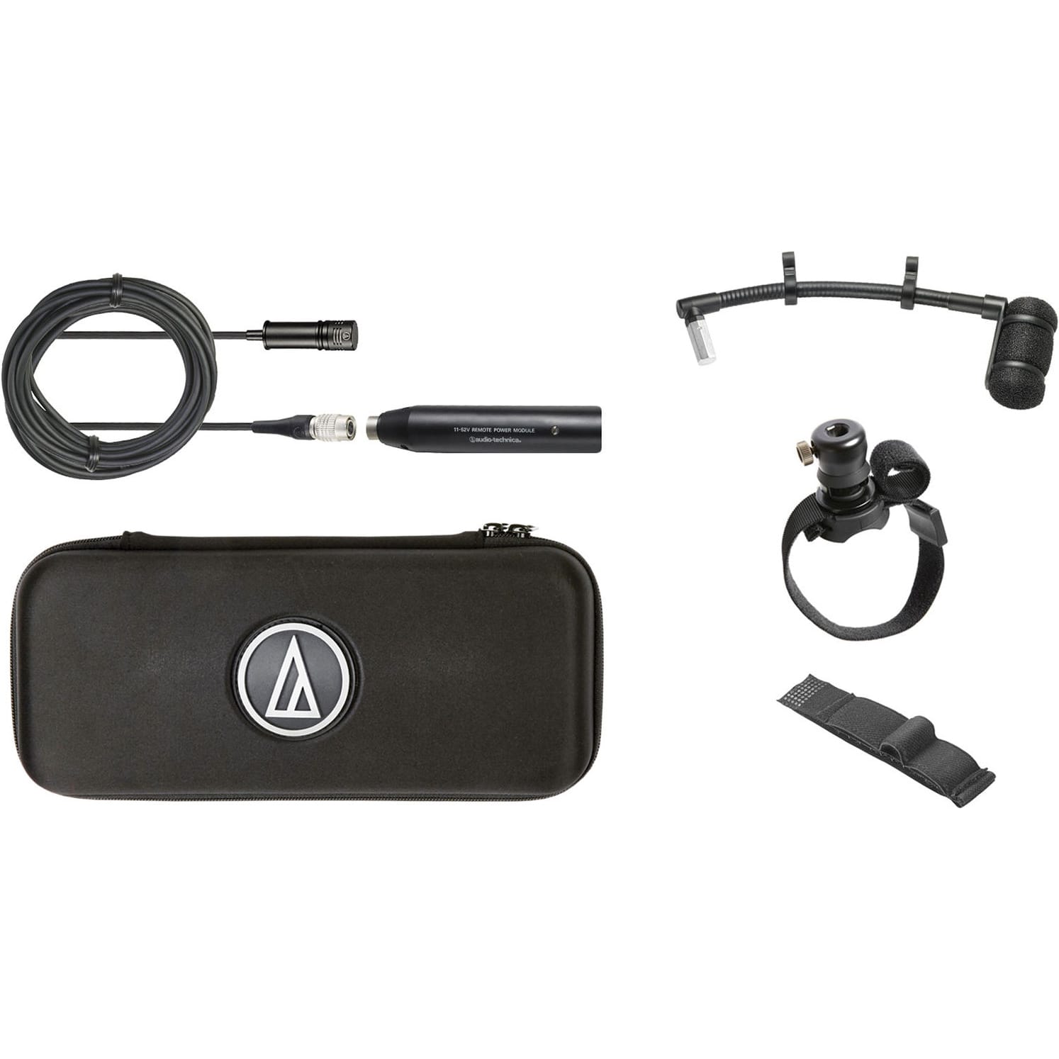 Audio-Technica ATM350W Cardioid Condenser Instrument Microphone with Universal Mount
