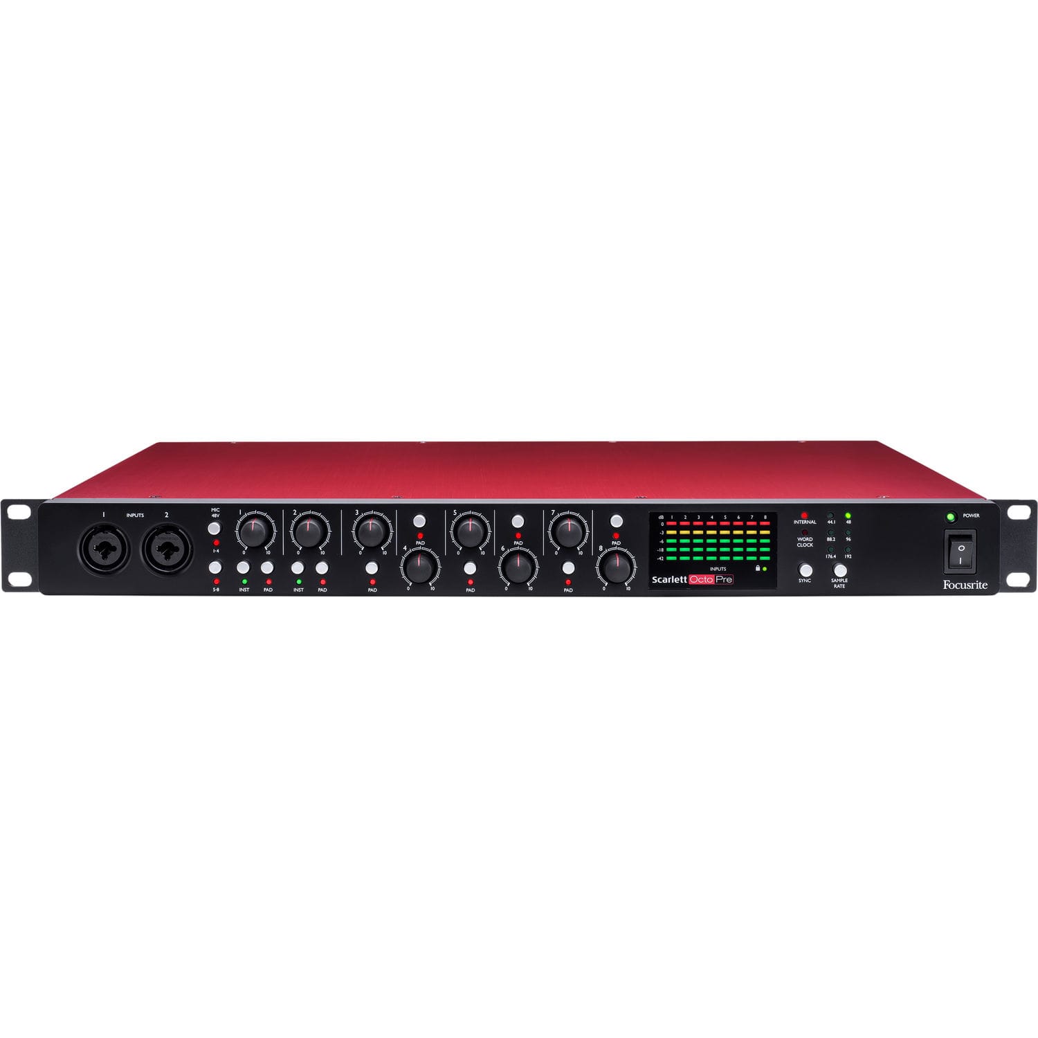 Focusrite Scarlett OctoPre Eight-Channel Preamp with ADAT Outputs