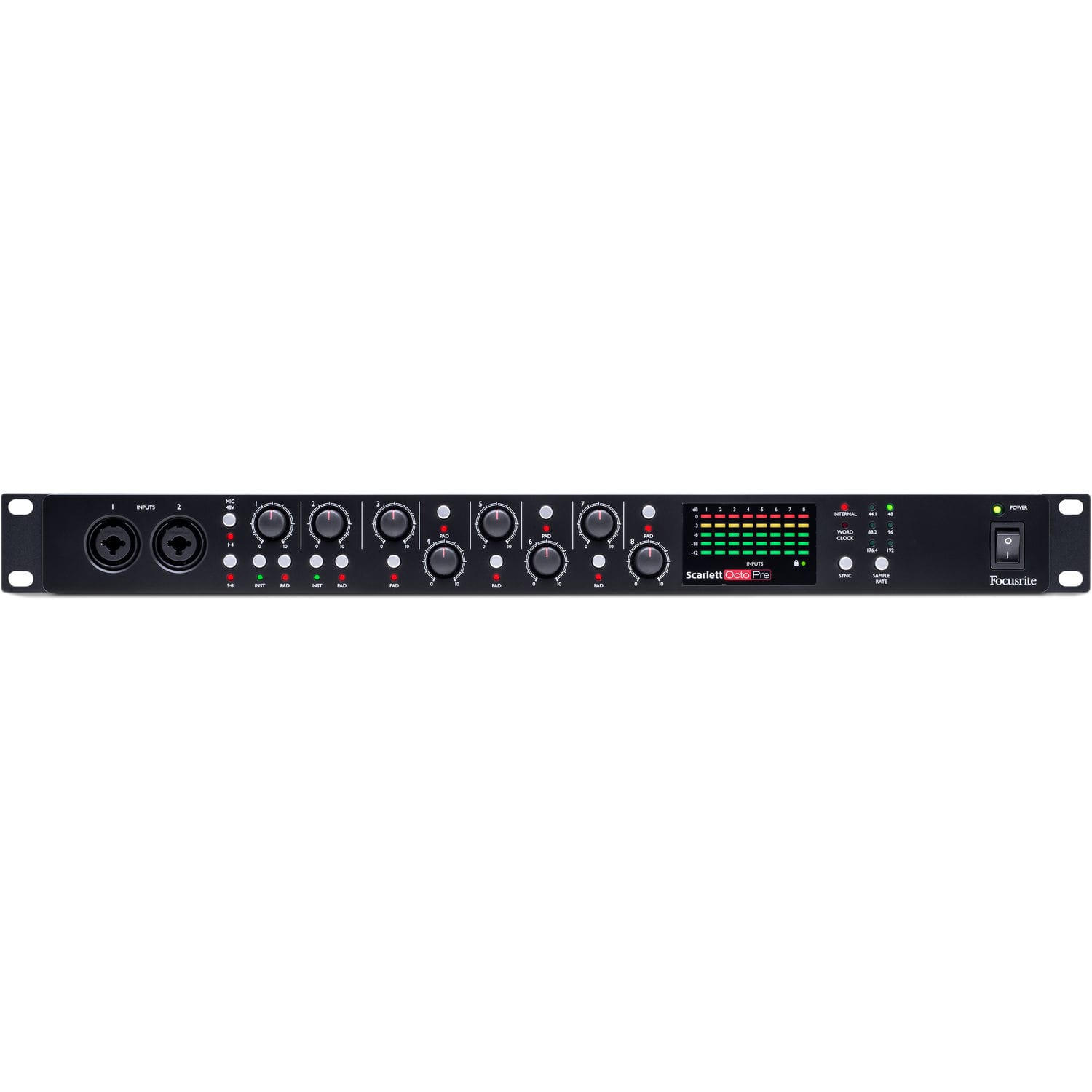 Focusrite Scarlett OctoPre Eight-Channel Preamp with ADAT Outputs