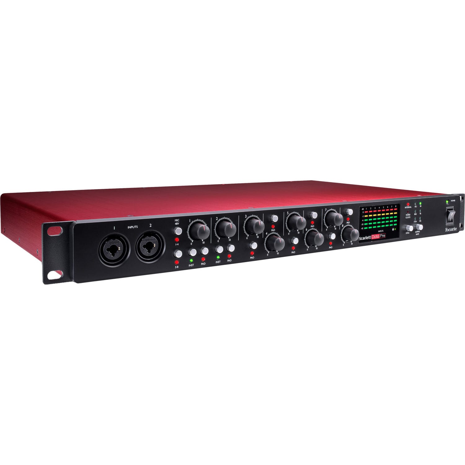 Focusrite Scarlett OctoPre Eight-Channel Preamp with ADAT Outputs