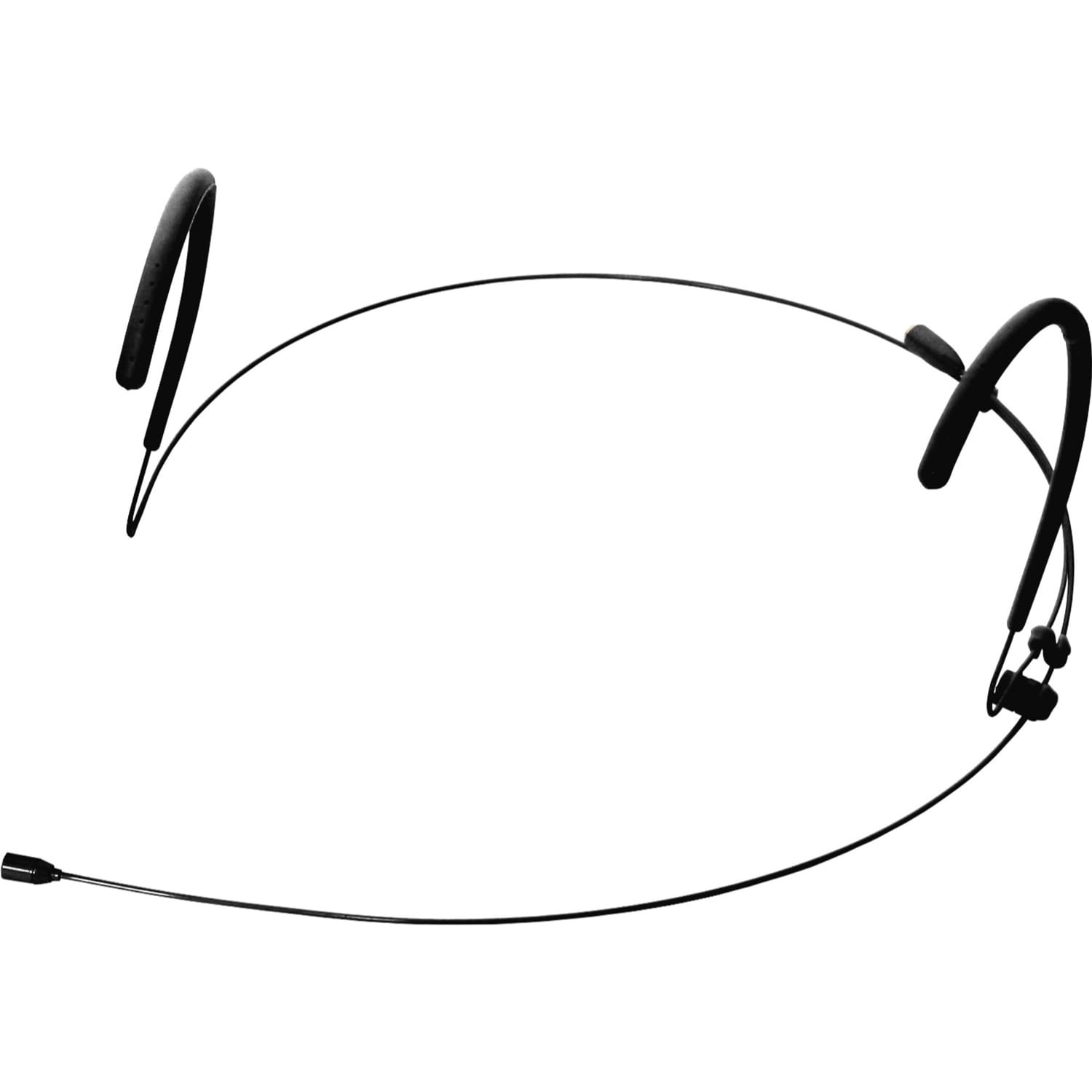 Galaxy Audio HSM8 Dual Ear Headset Omni-Directional Microphone for EV Models, 3.5mm Element, Black