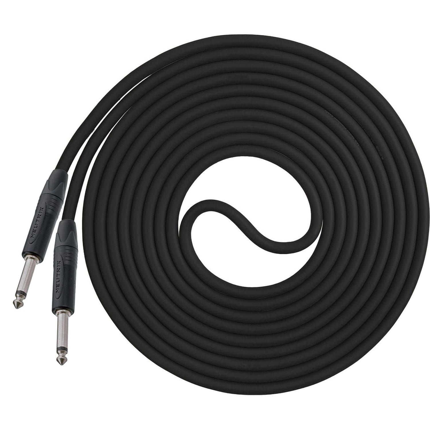 Custom Cables 1/4" TS Instrument & Pedalboard Cable Made from Canare GS-4 & Neutrik Connectors