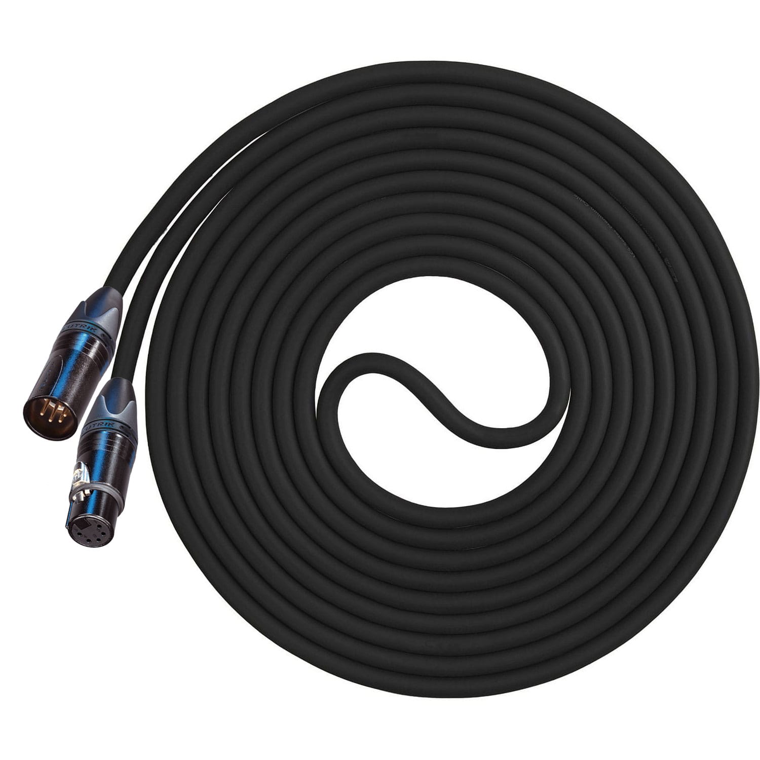 Custom Cables 5-Pin DMX Lighting Cable Made from CBI BW-DMX5 & Neutrik Connectors