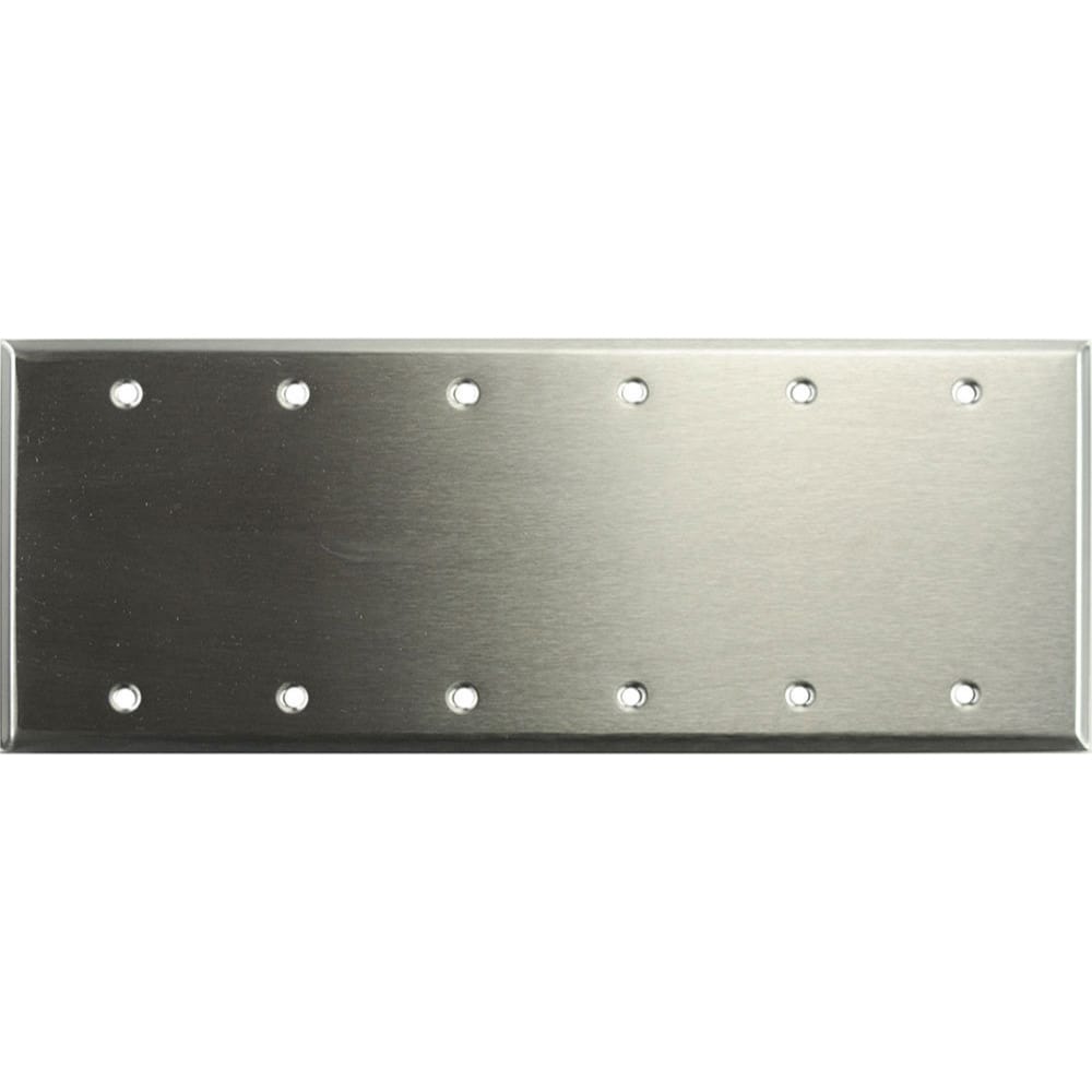 Whirlwind WP6/0H Wallplate (Stainless Steel)
