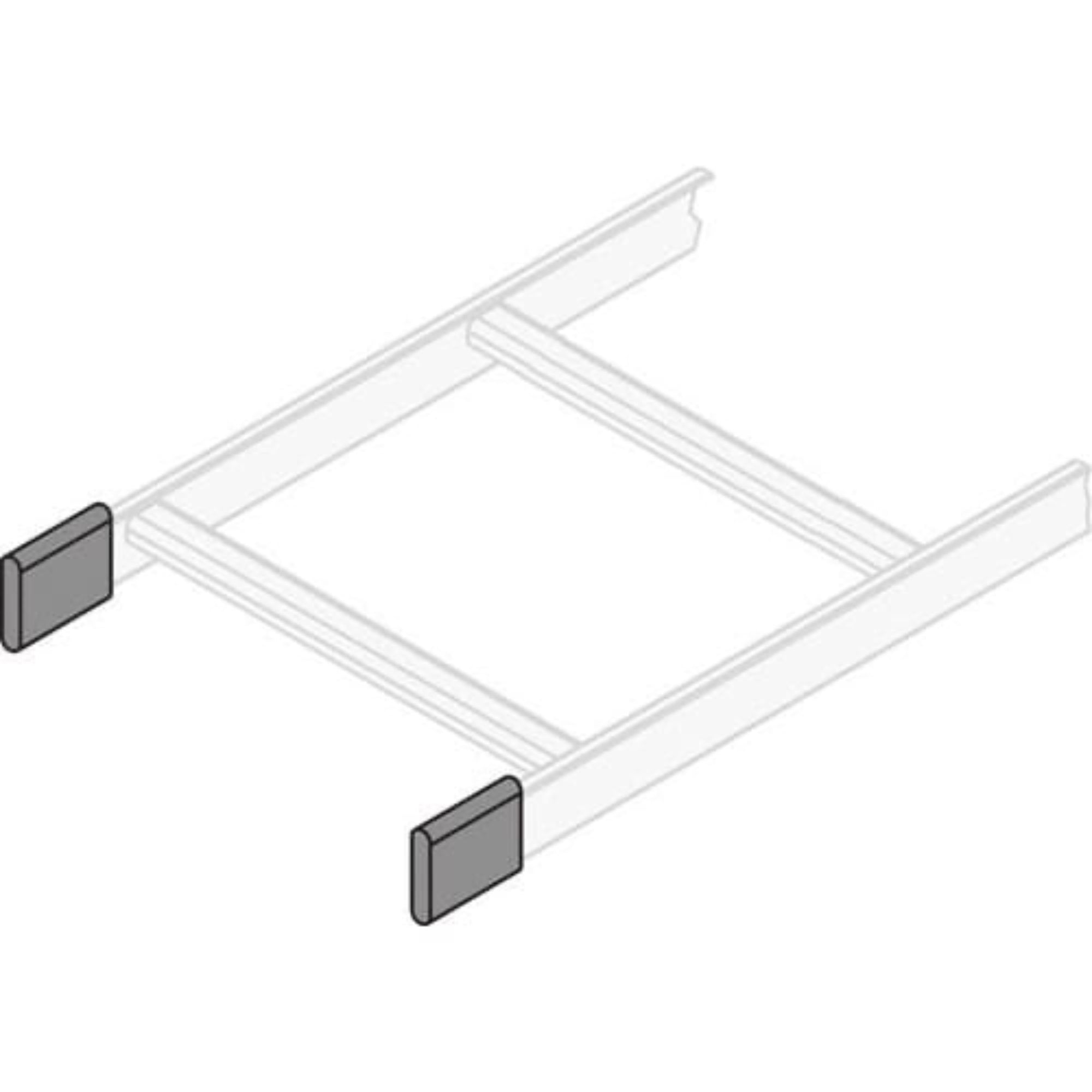Middle Atlantic CLH-EC-12 Cable Ladder End Caps (12 Pack)