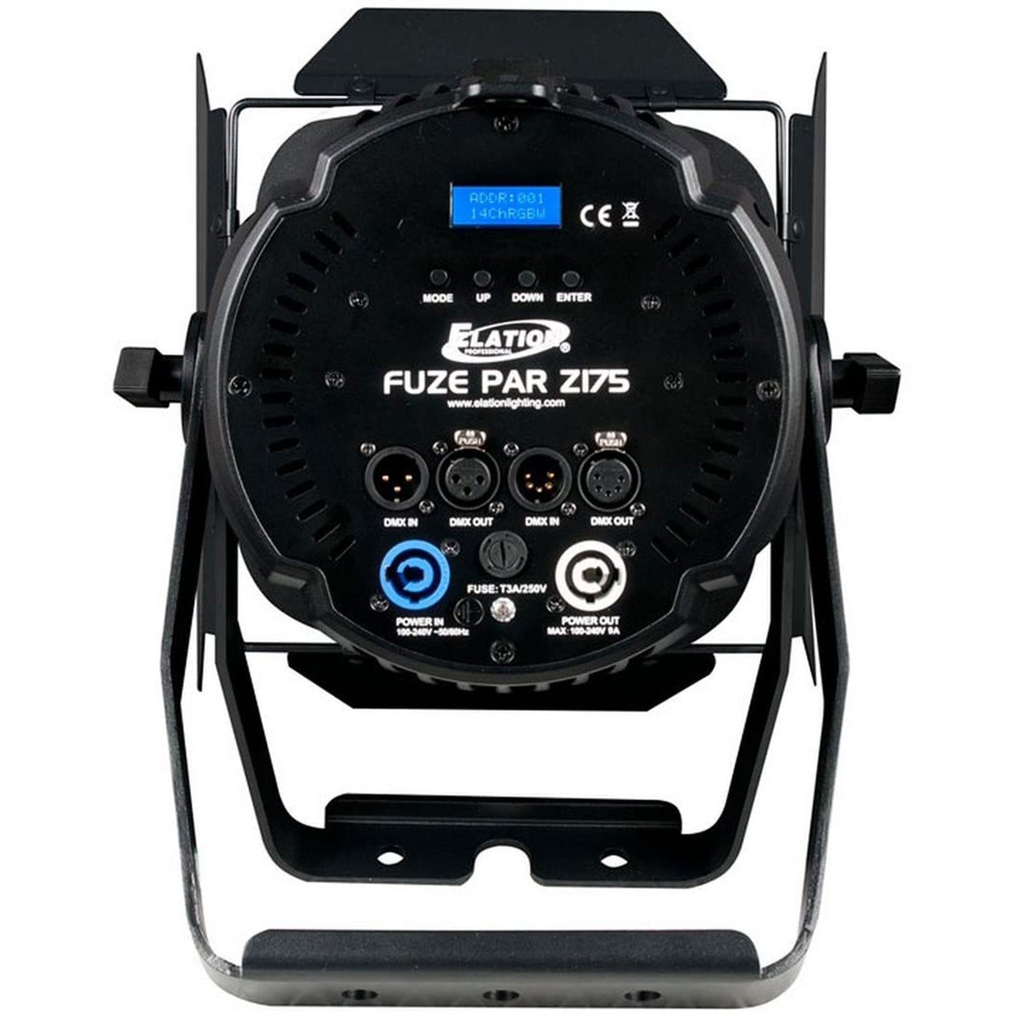 Elation FUZE PAR Z175 RGBW COB LED Par Light Fixture with Zoom