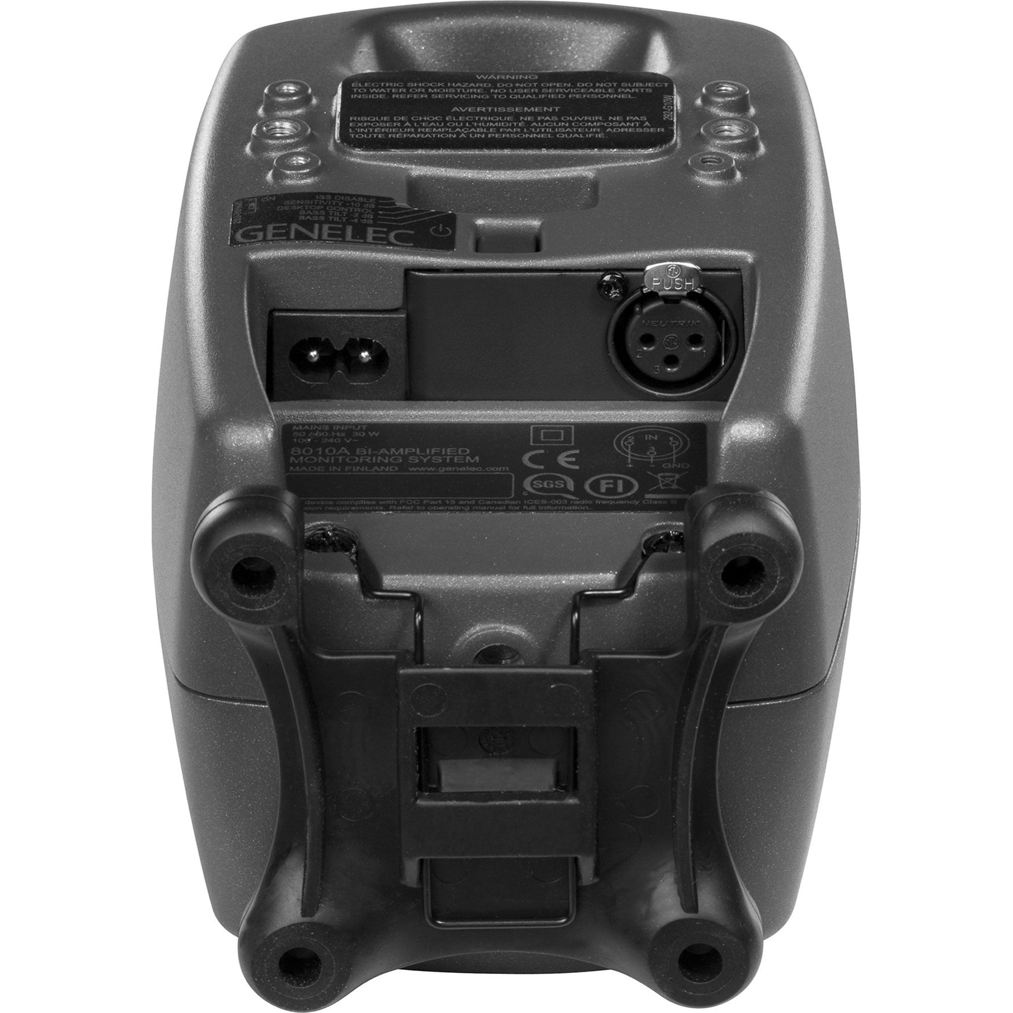 Genelec 8010A Two-Way 3" Active Studio Monitor (Single, Dark Grey)