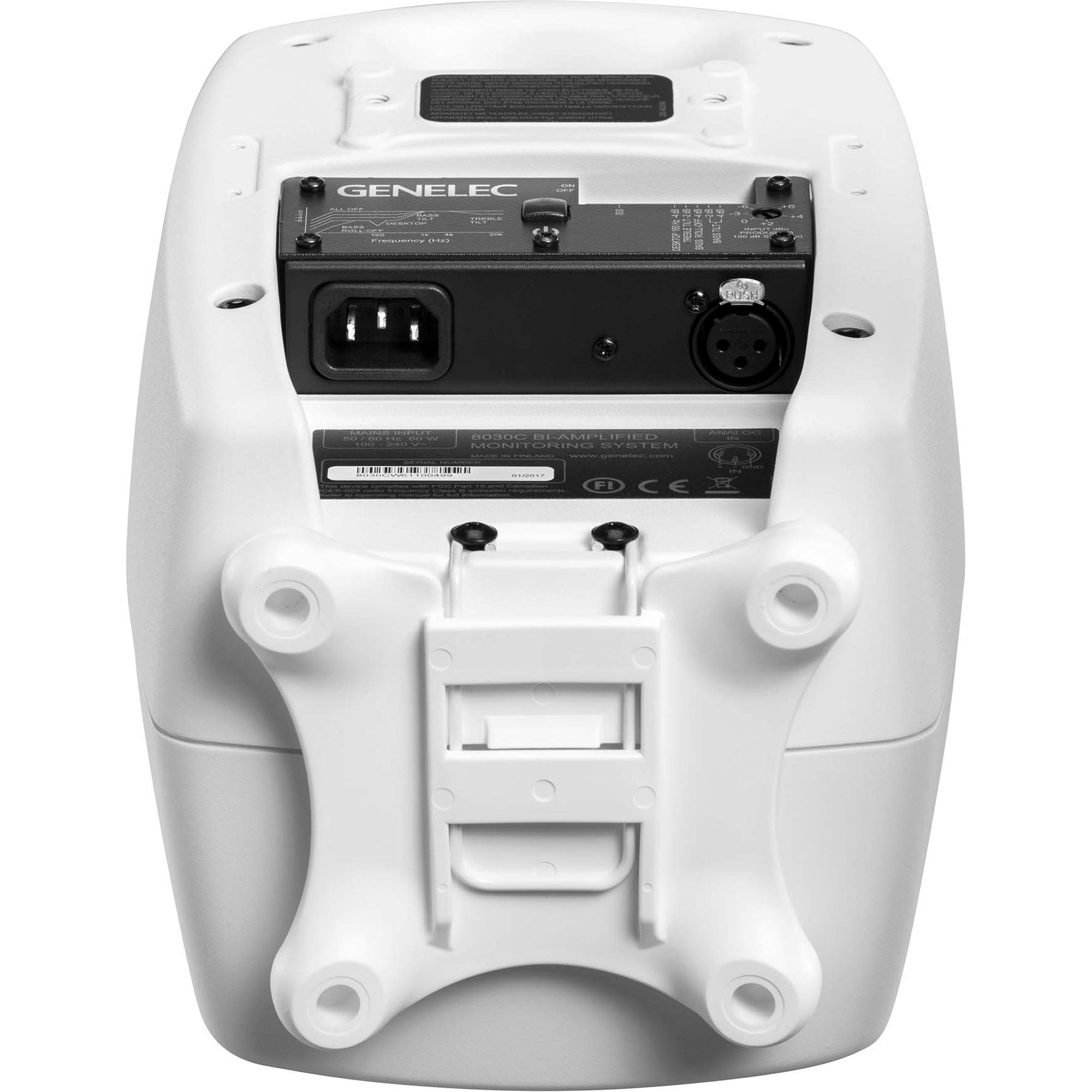 Genelec 8030C Two-Way 5" Active Studio Monitor (Single, White)