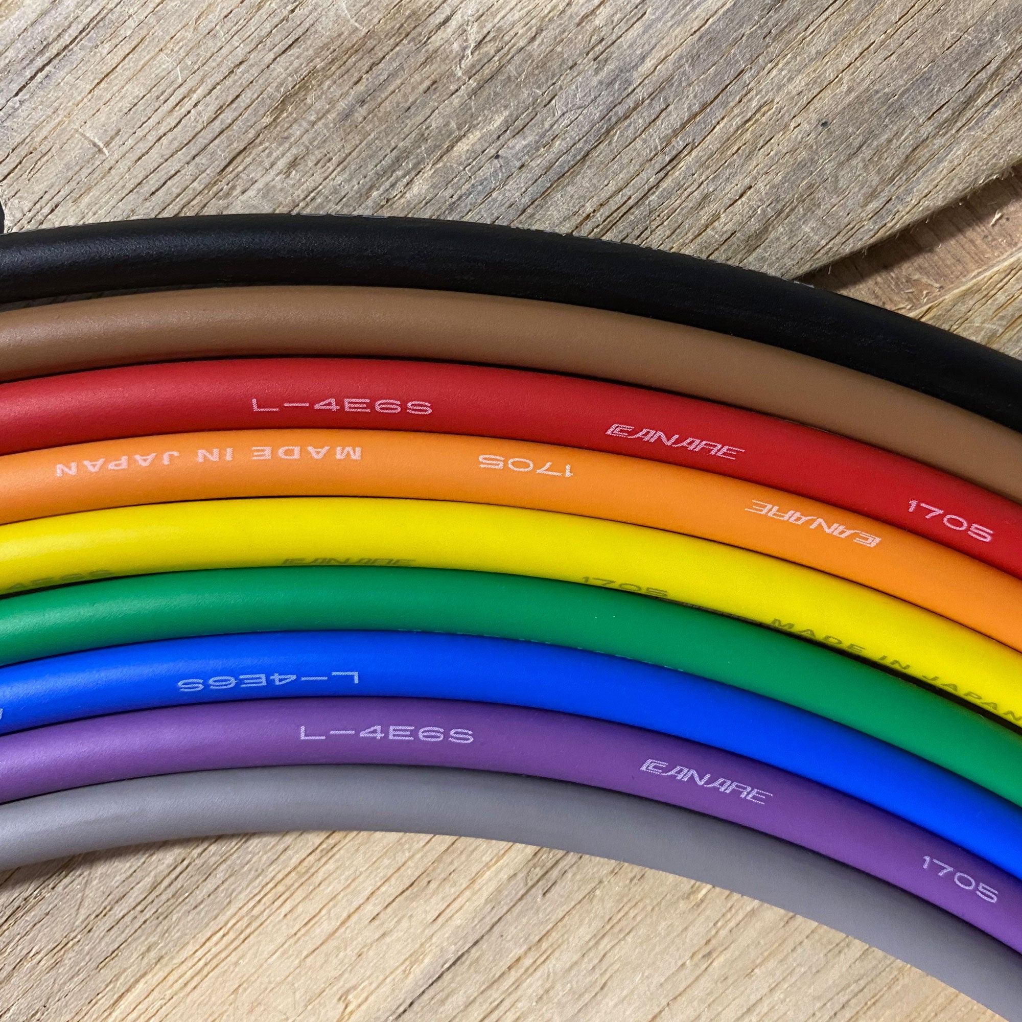 Custom Cables 1/4" TRS to 1/4" TRS Cable Made from Canare L-4E6S & Neutrik Connectors