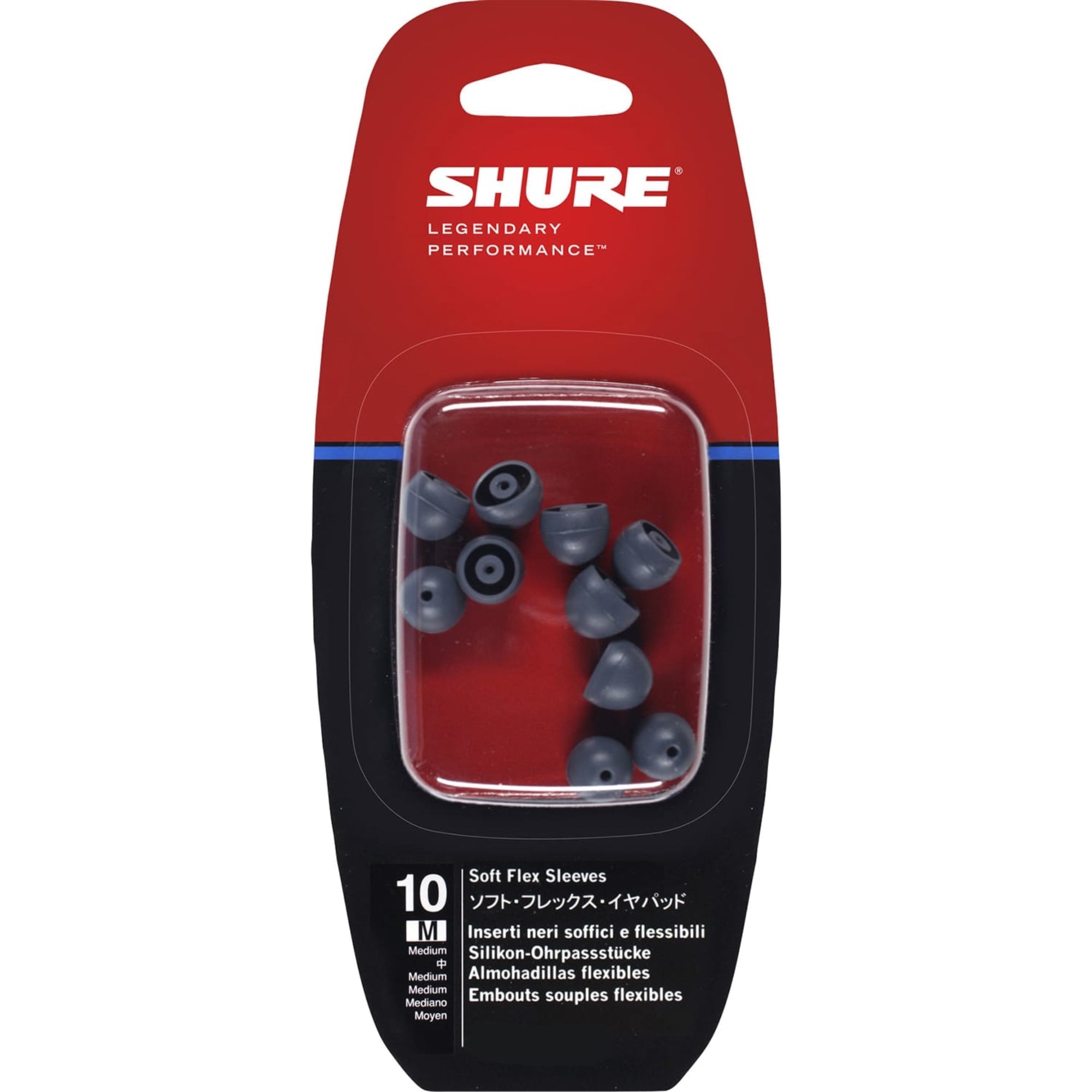 Shure EASFX1-10M Medium Grey Soft Flex Sleeves