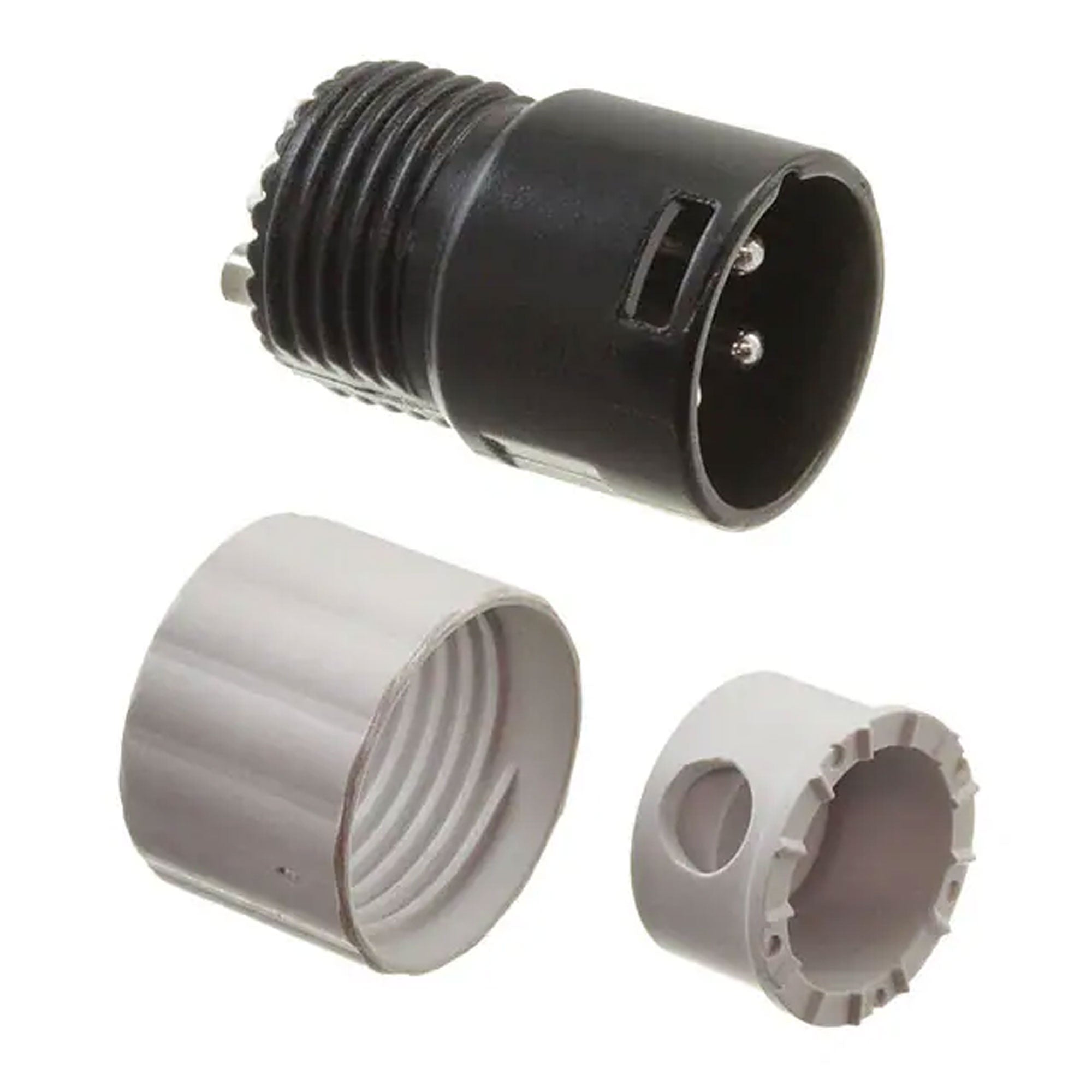 Switchcraft AAA3MBWWLP Low Profile Right-Angle Male 3-Pin XLR Cable Connector (White, 25 Pack)