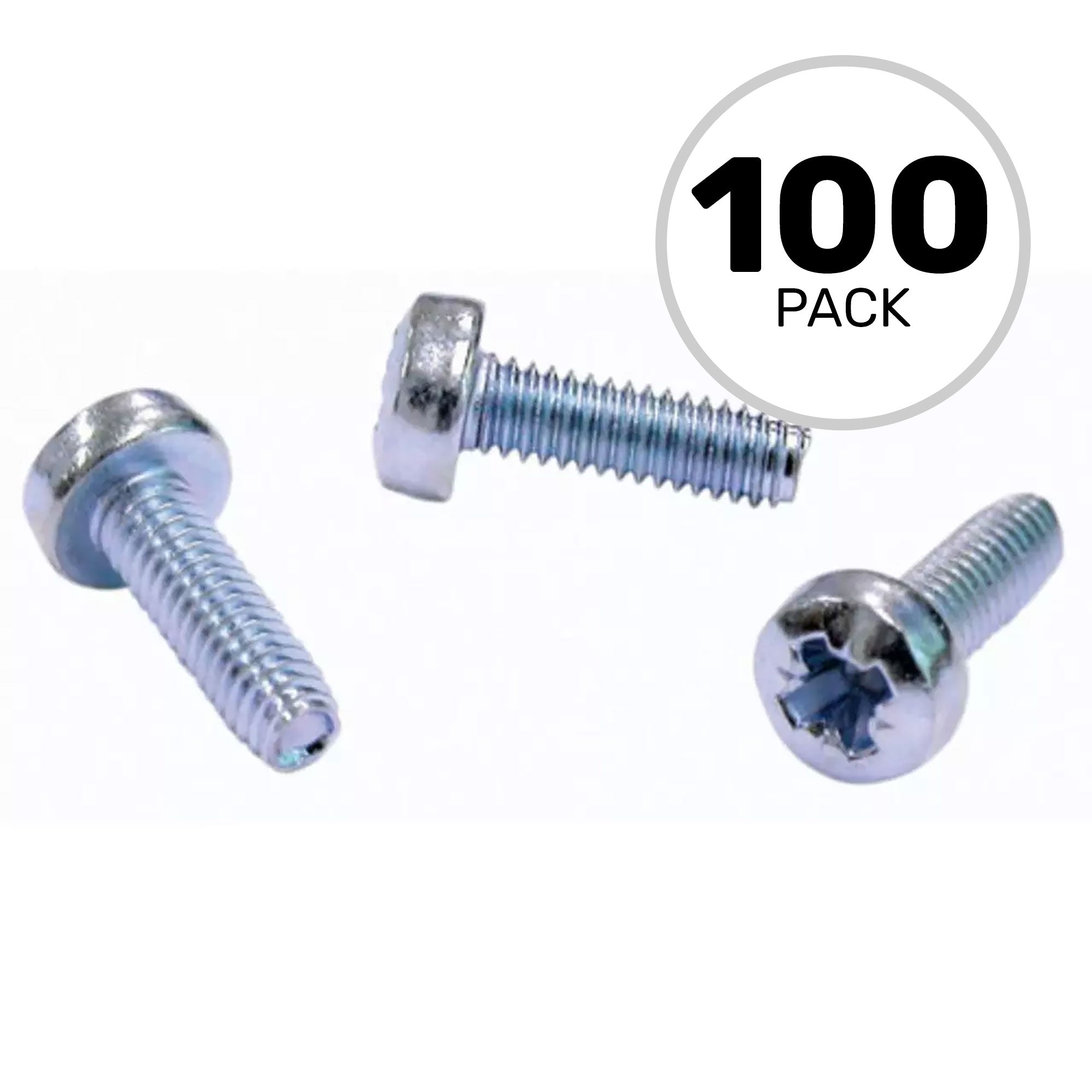 Neutrik B-SCREW-1-8 Self Tapping Panhead Taptite Screw (Silver, Bag of 100)