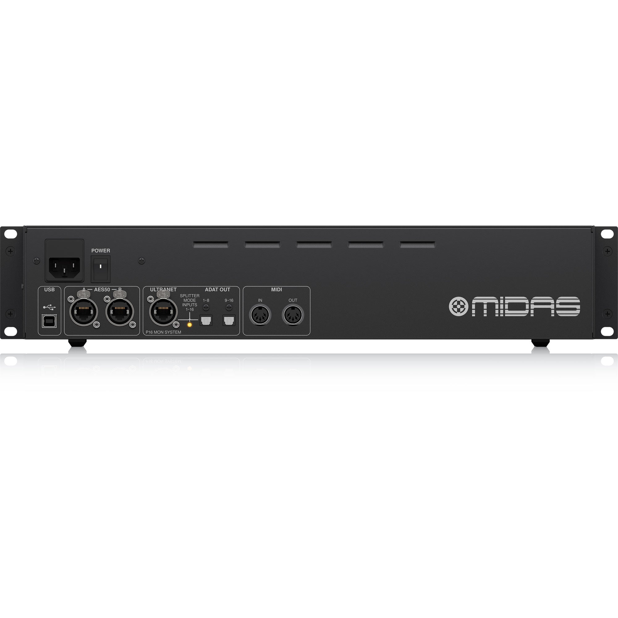 Midas DL16 16 Input, 8 Output Stage Box with 16 Midas Preamps