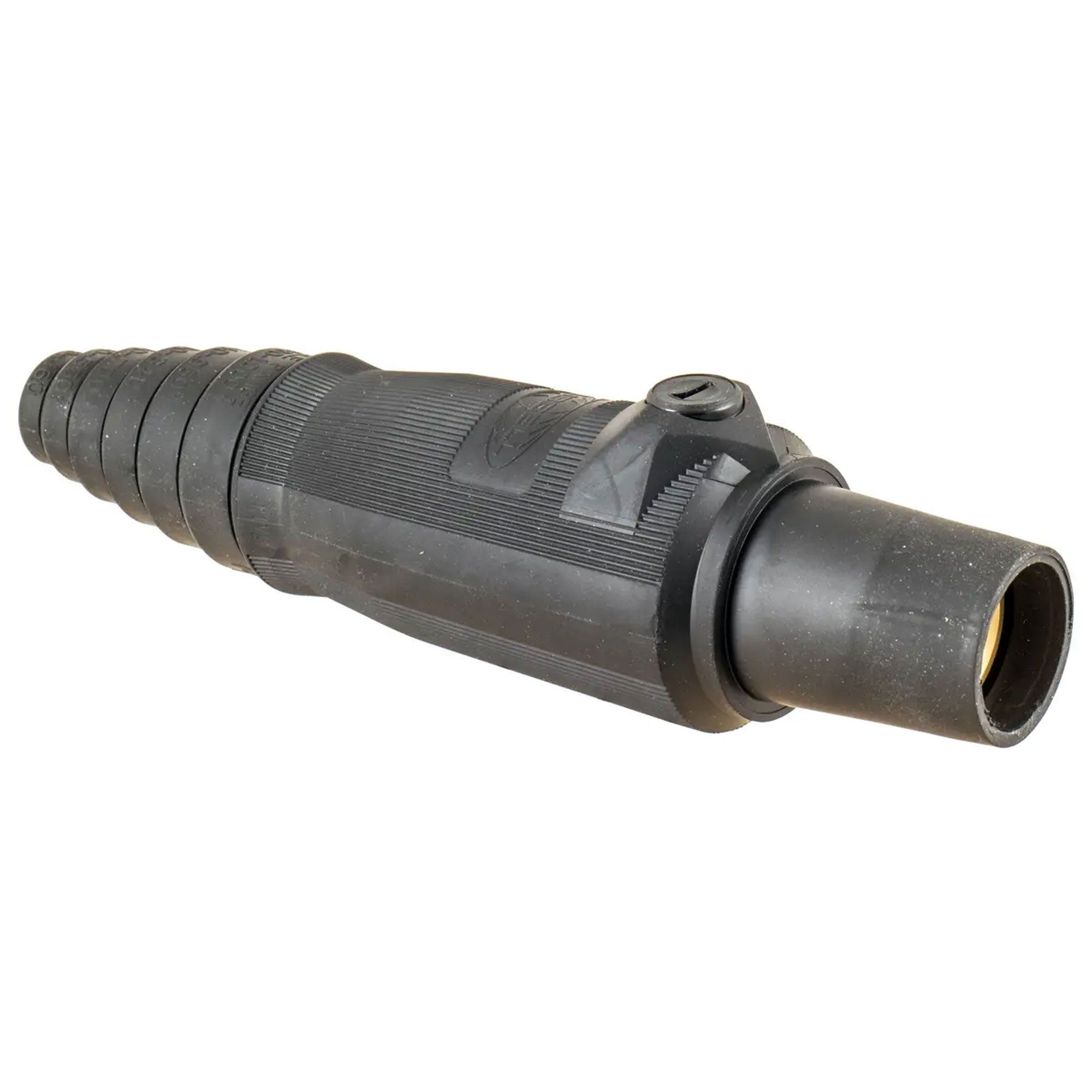 Whirlwind Hubbell HBL400FBK Single Pole Female Cam-Lock Connector (Black)