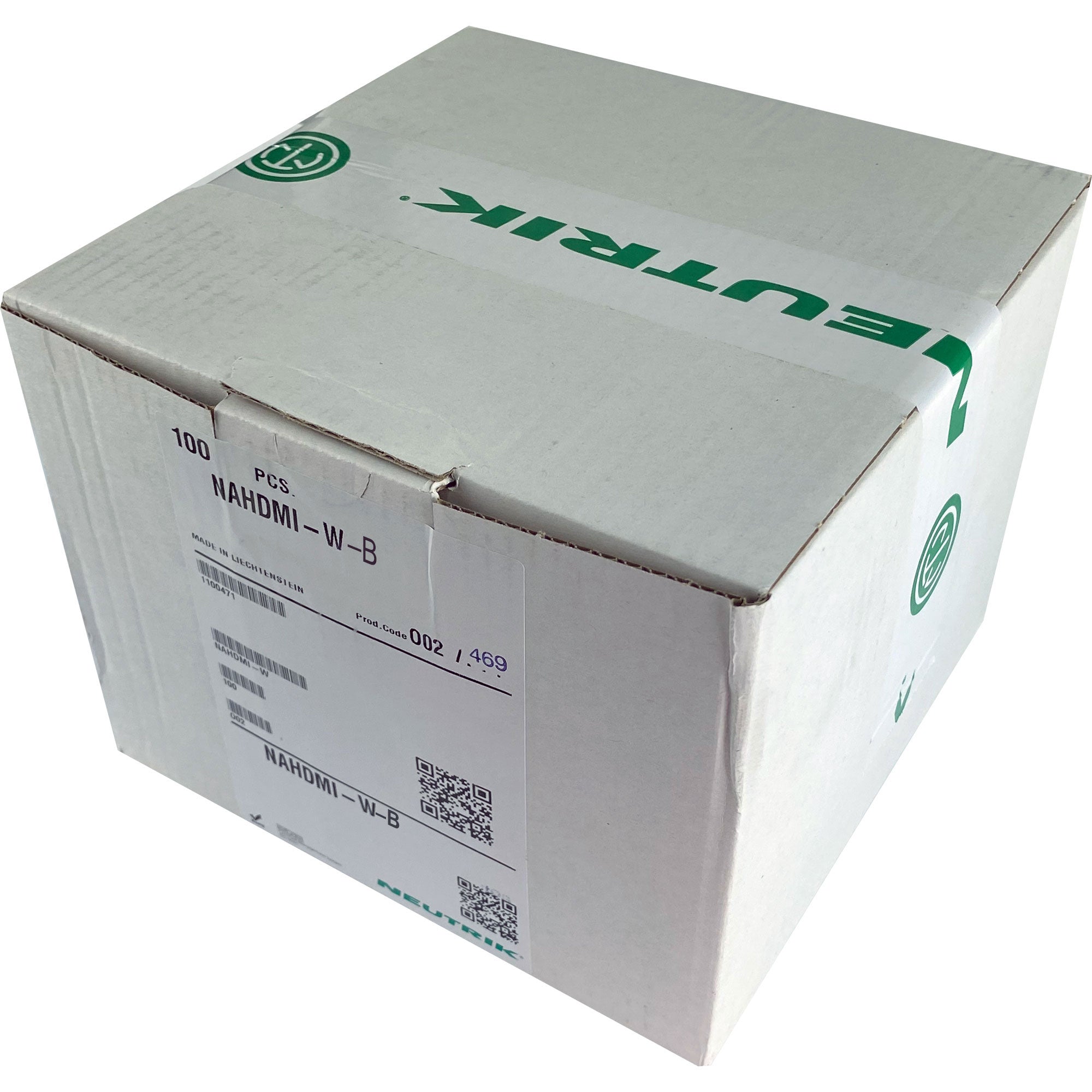 Neutrik NAHDMI-W-B HDMI 2.0 Feedthrough Adapter (Black, Box of 100)