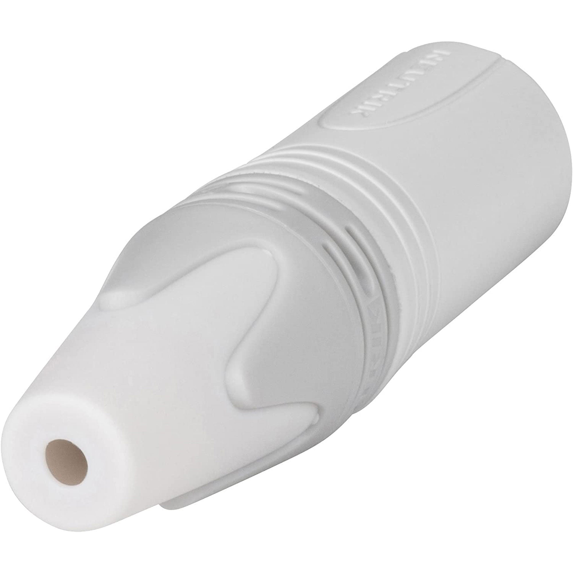 Neutrik NC3MXX-WT Male 3-Pin XLR Cable Connector (White/Silver, Box of 100)