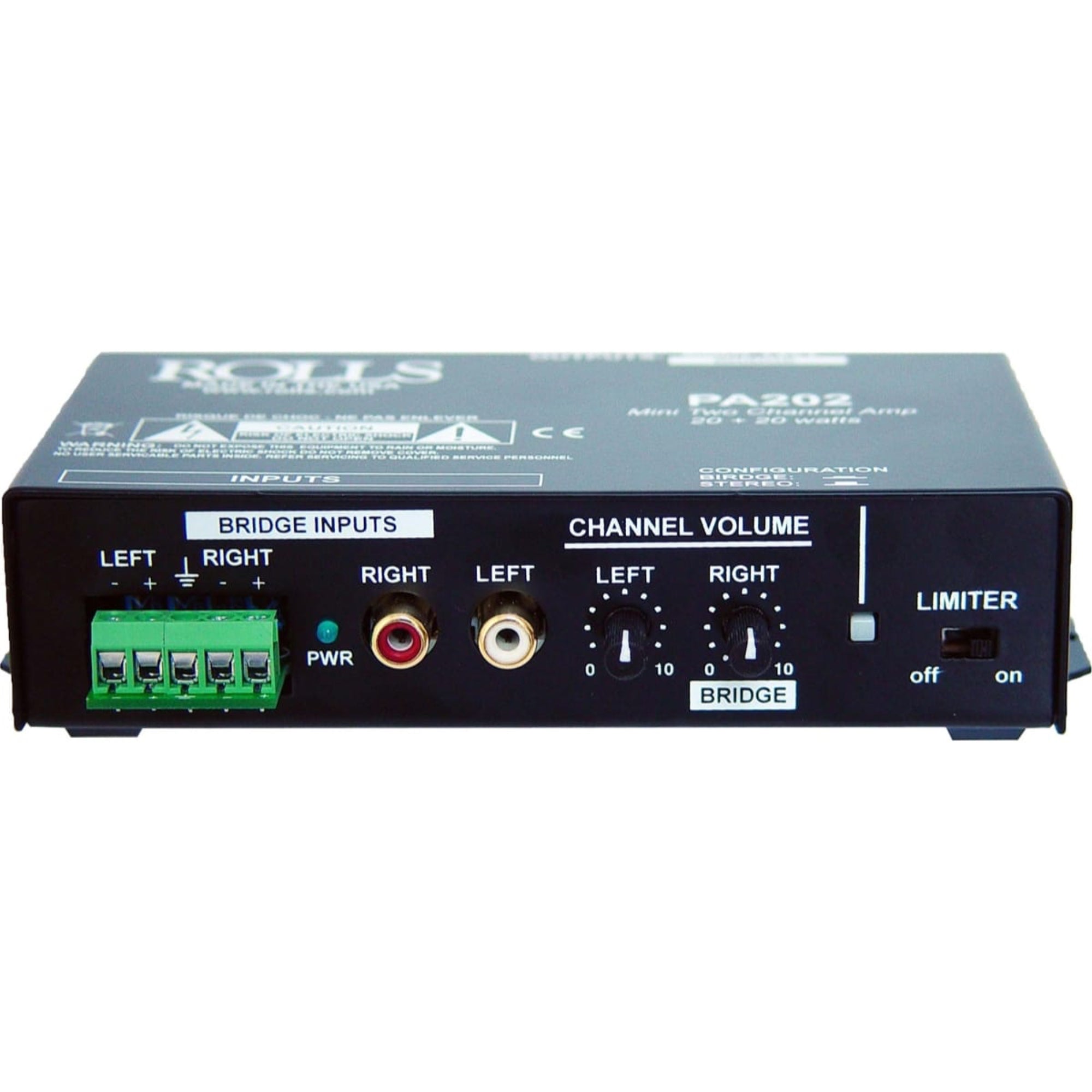 Rolls PA202 Stereo 20W Mini Amplifier