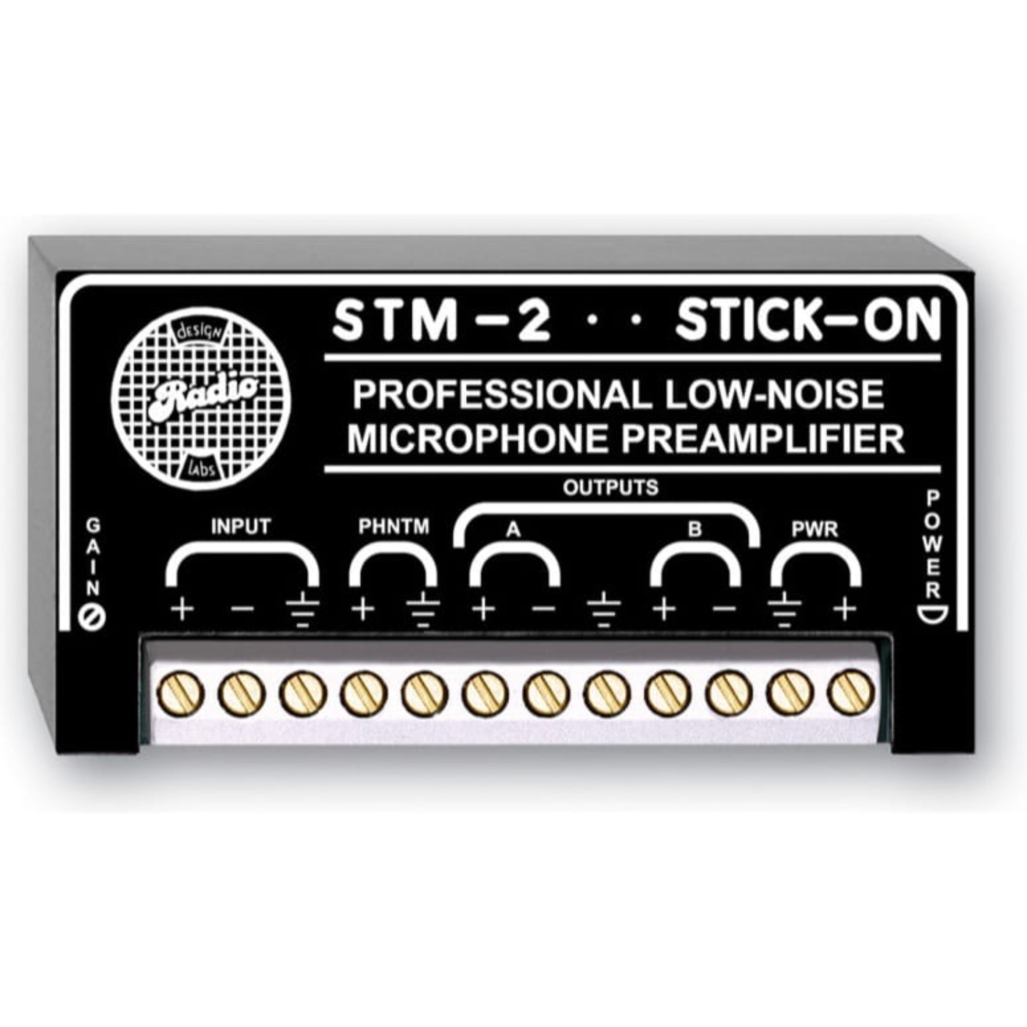 RDL STM-2 Adjustable Gain Microphone Preamplifier