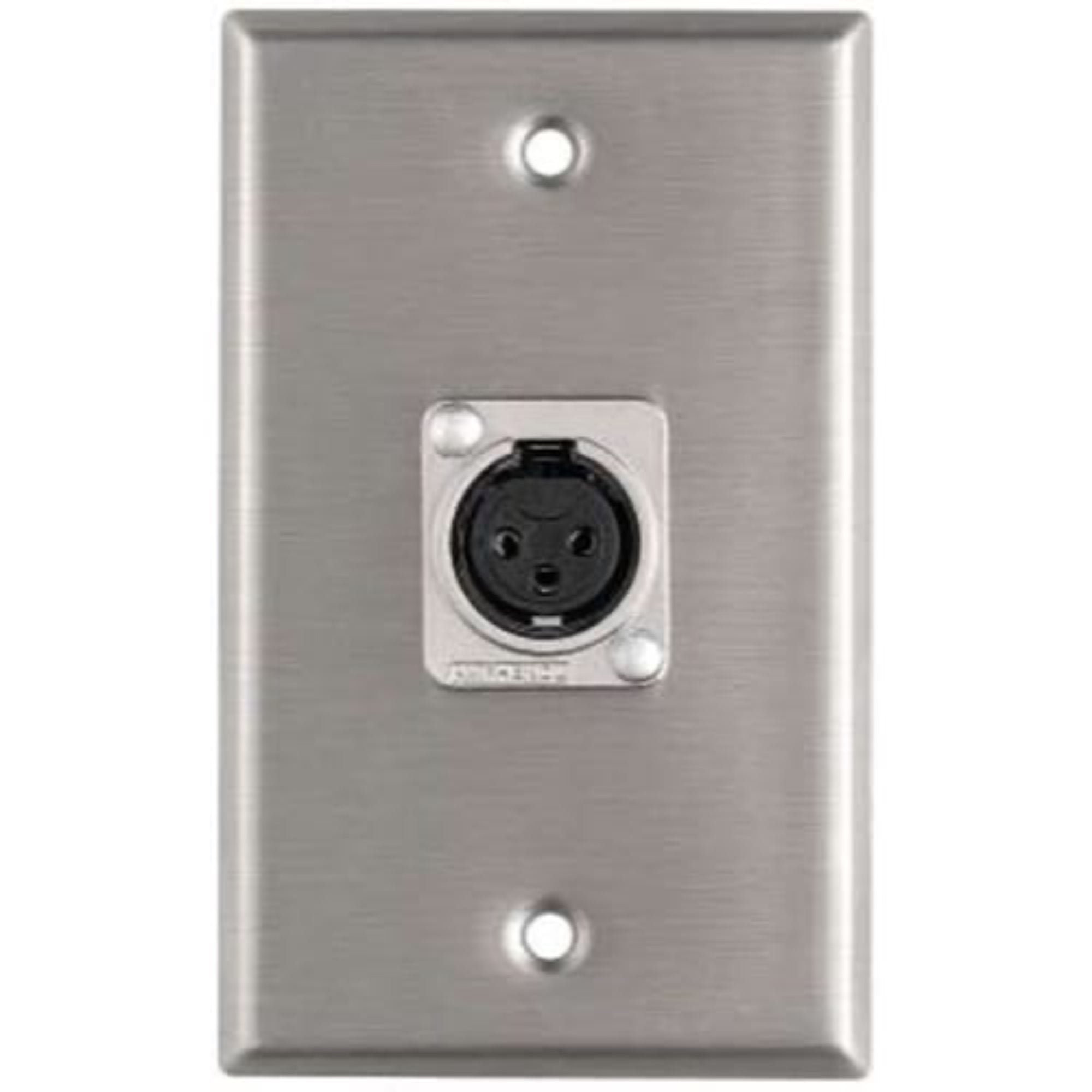 RapcoHorizon Pro Co WP1042 Latchless Female XLR Wallplate