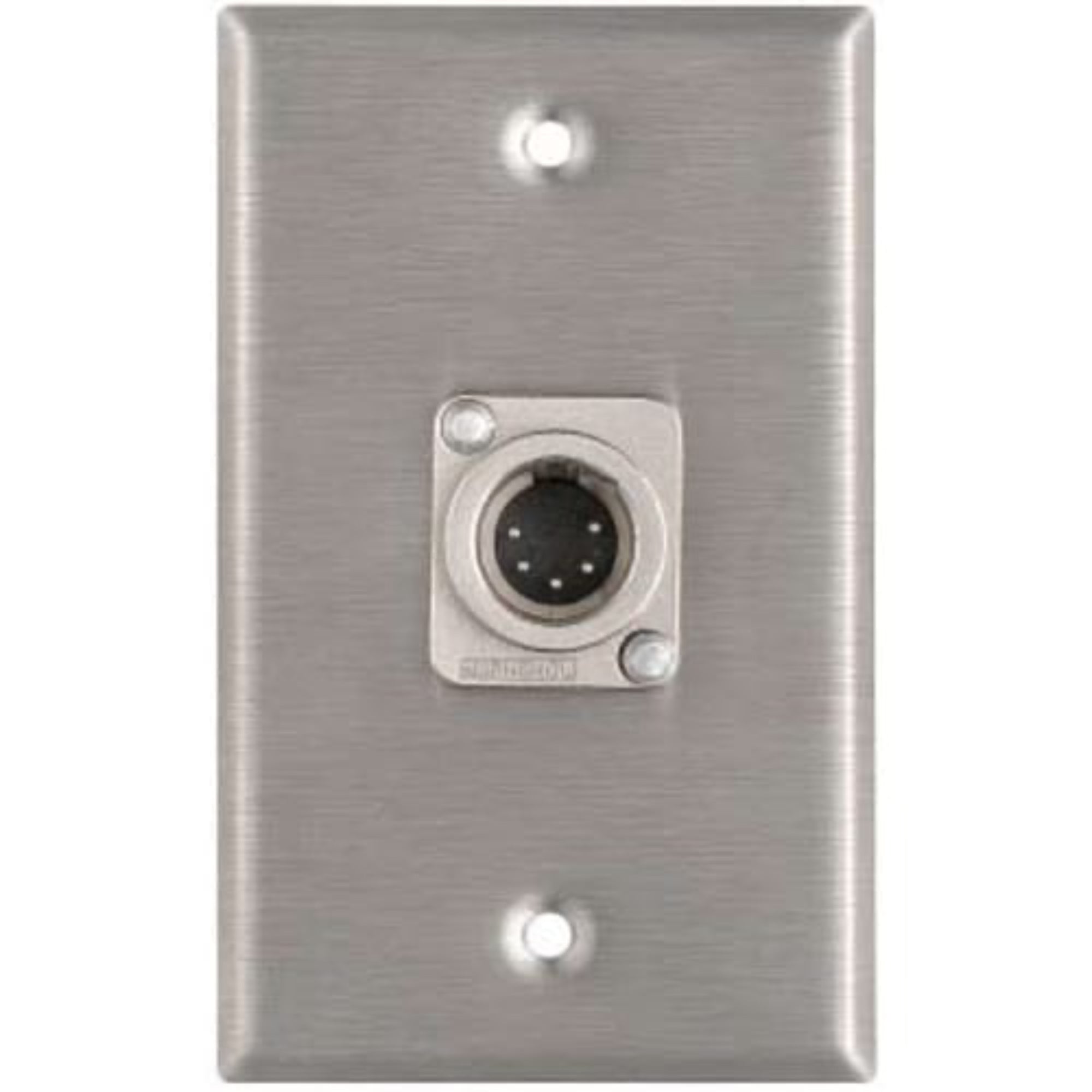 RapcoHorizon Pro Co WP1050 Male 5-Pin XLR Wallplate