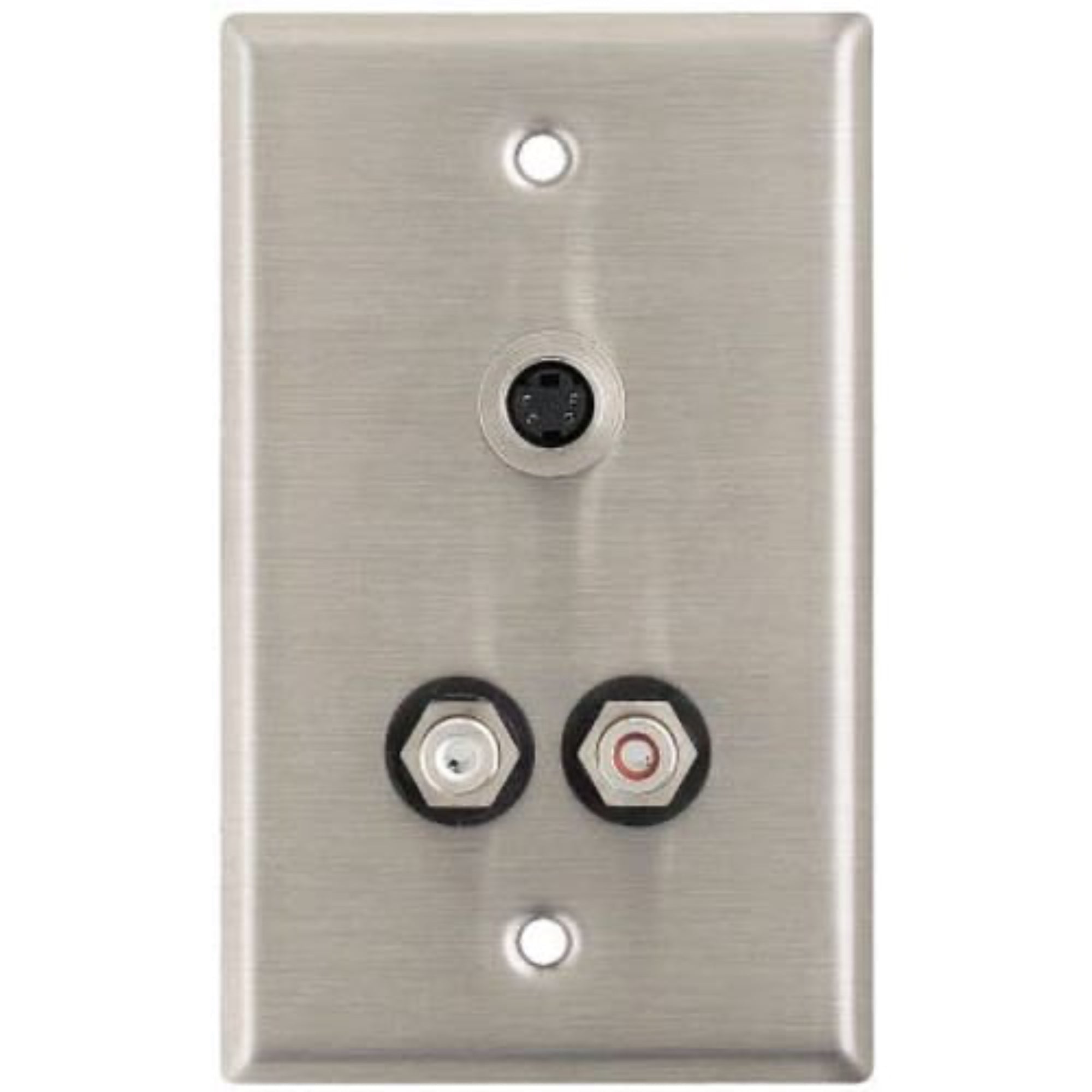 RapcoHorizon Pro Co WP1061 S-Video and Dual RCA Wallplate