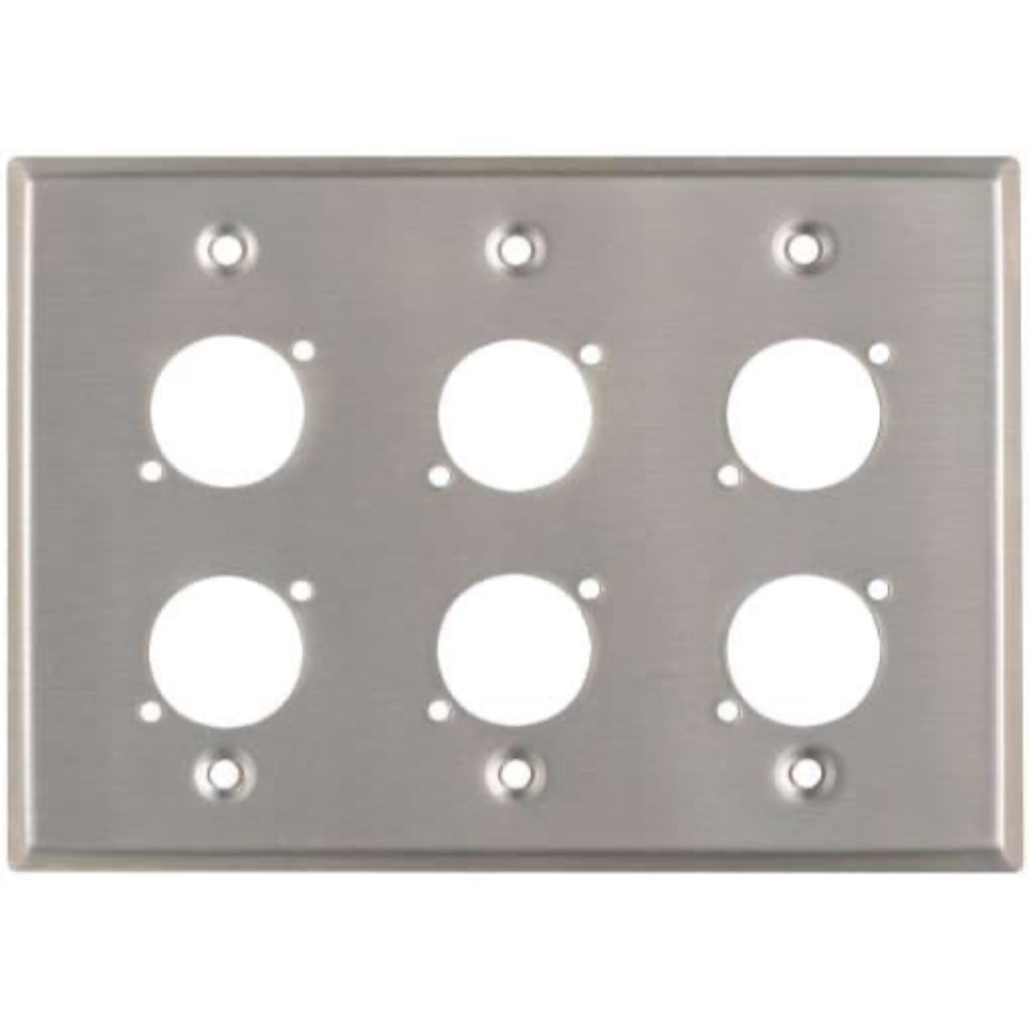 RapcoHorizon Pro Co WPU3002 Triple Gang 6-Hole Wallplate