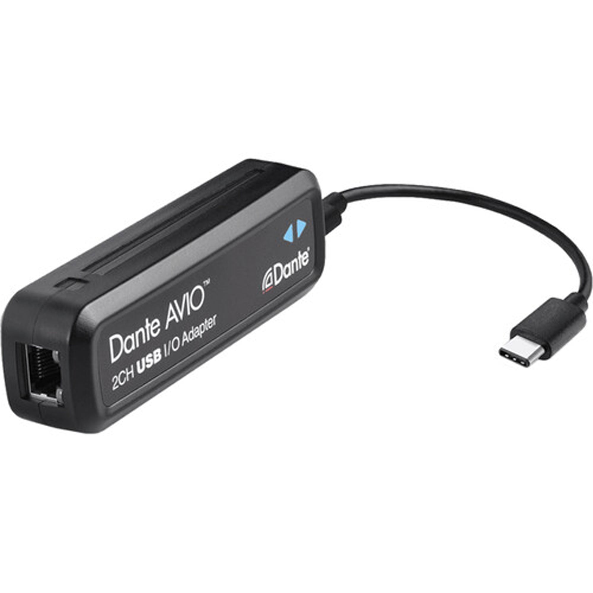 Audinate ADP-USBC-AU-2X2 Dante AVIO 2x2 USB Type-C I/O Adapter for Dante Audio Network