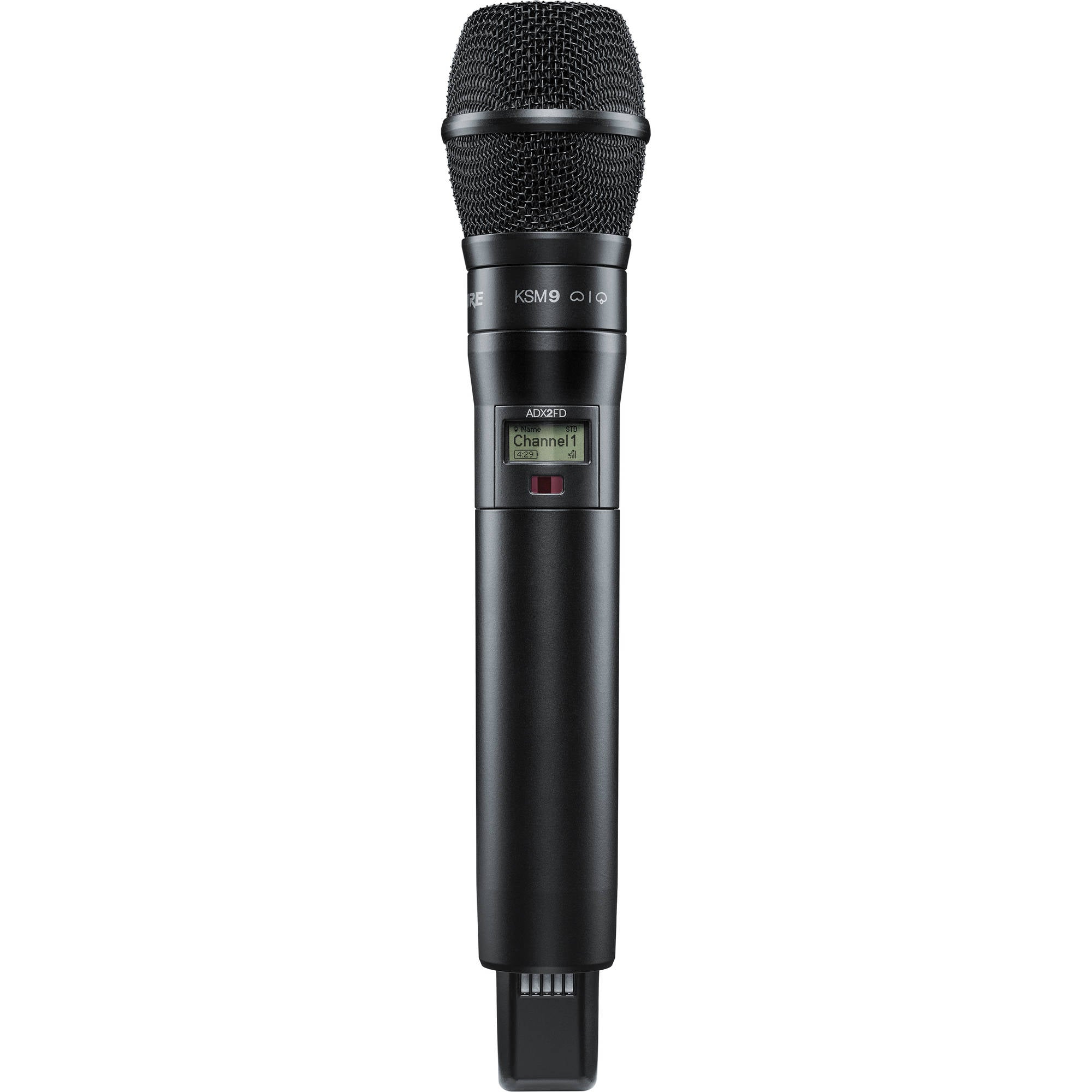 Shure ADX2FD/K9B Axient Digital Handheld Wireless Transmitter (G57: 470-616 MHz, Black)
