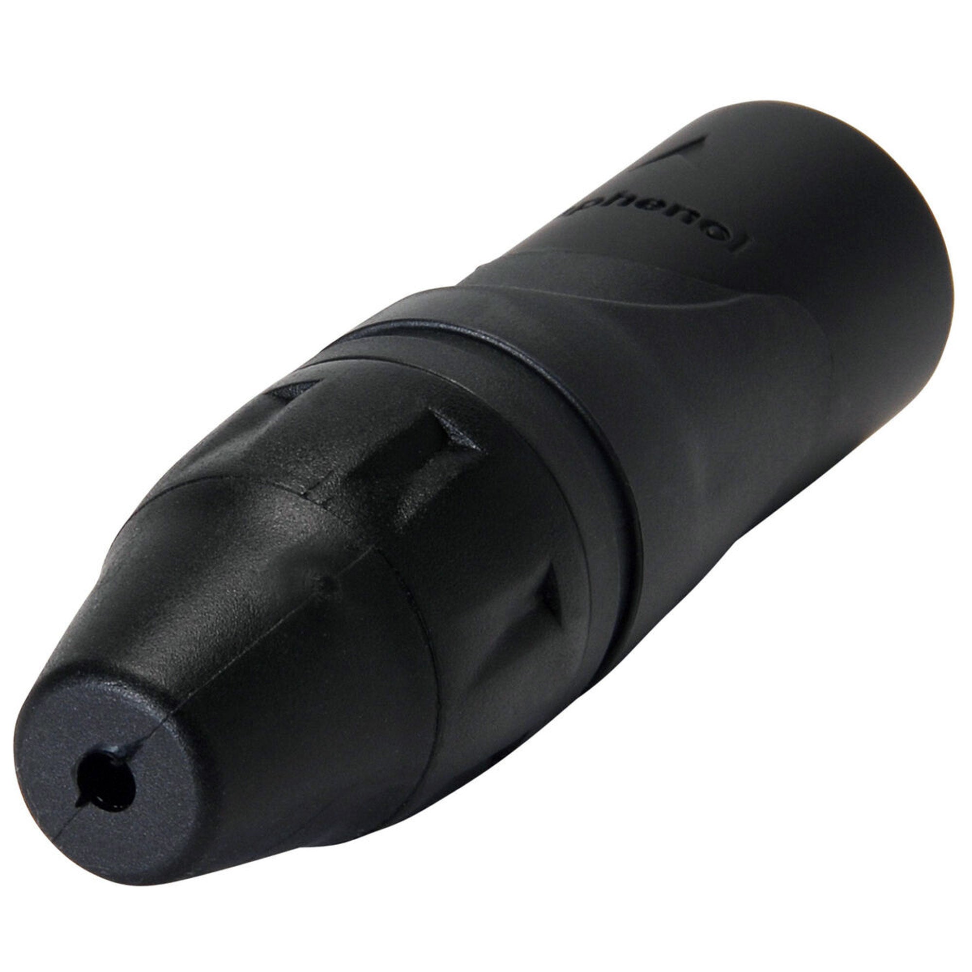 Amphenol AX3MB Male 3-Pin XLR Cable Mount Connector with Diecast Shell (Black)