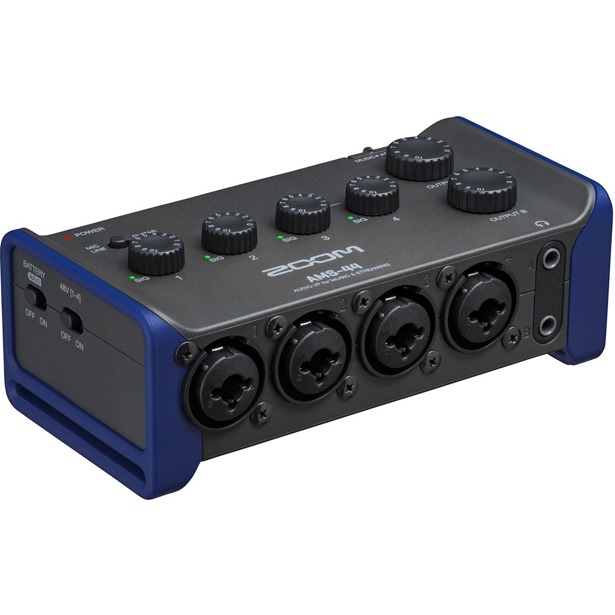 Zoom AMS-44 4x4 USB Audio Interface for Music and Streaming