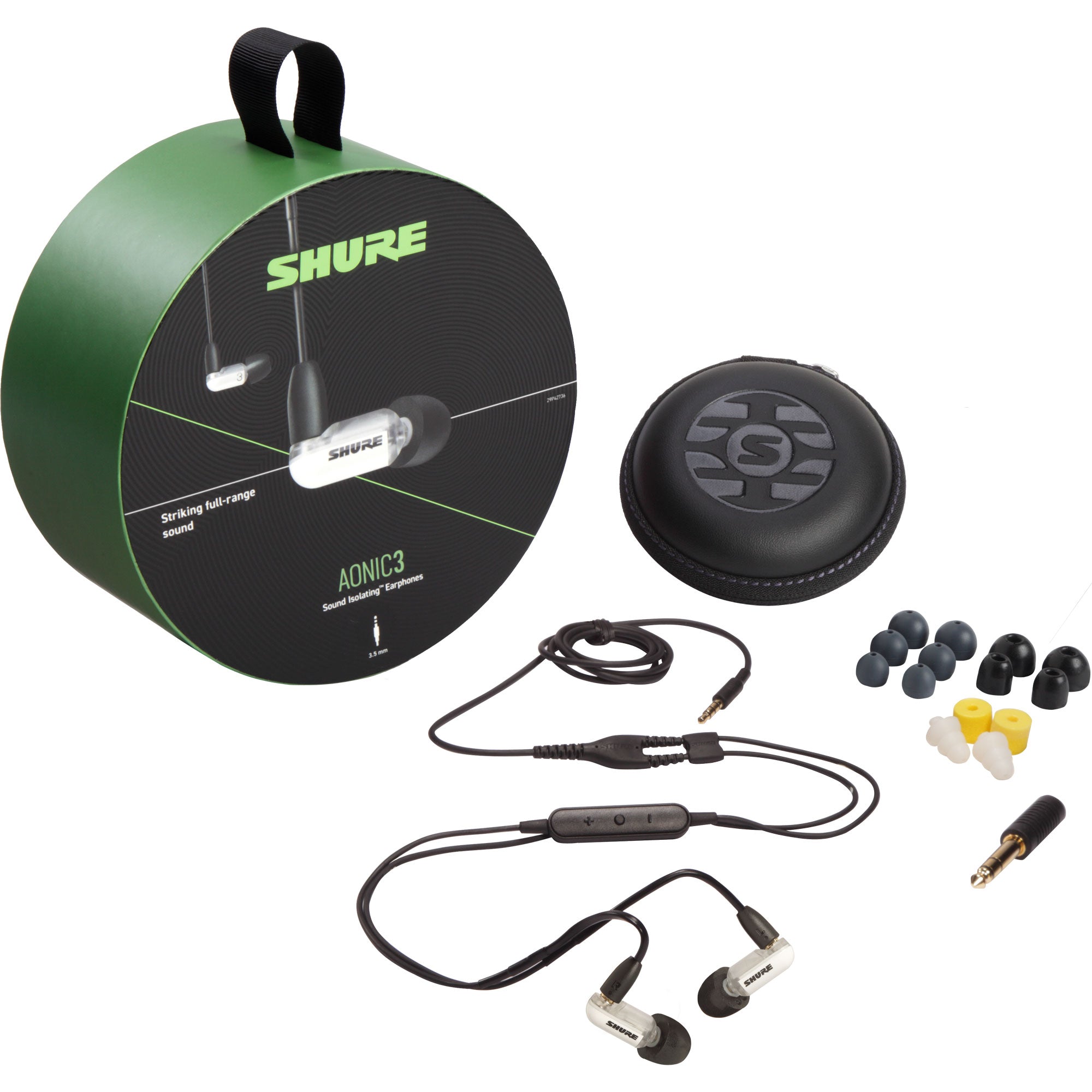 Shure AONIC 3 Sound Isolating Earphones (White)