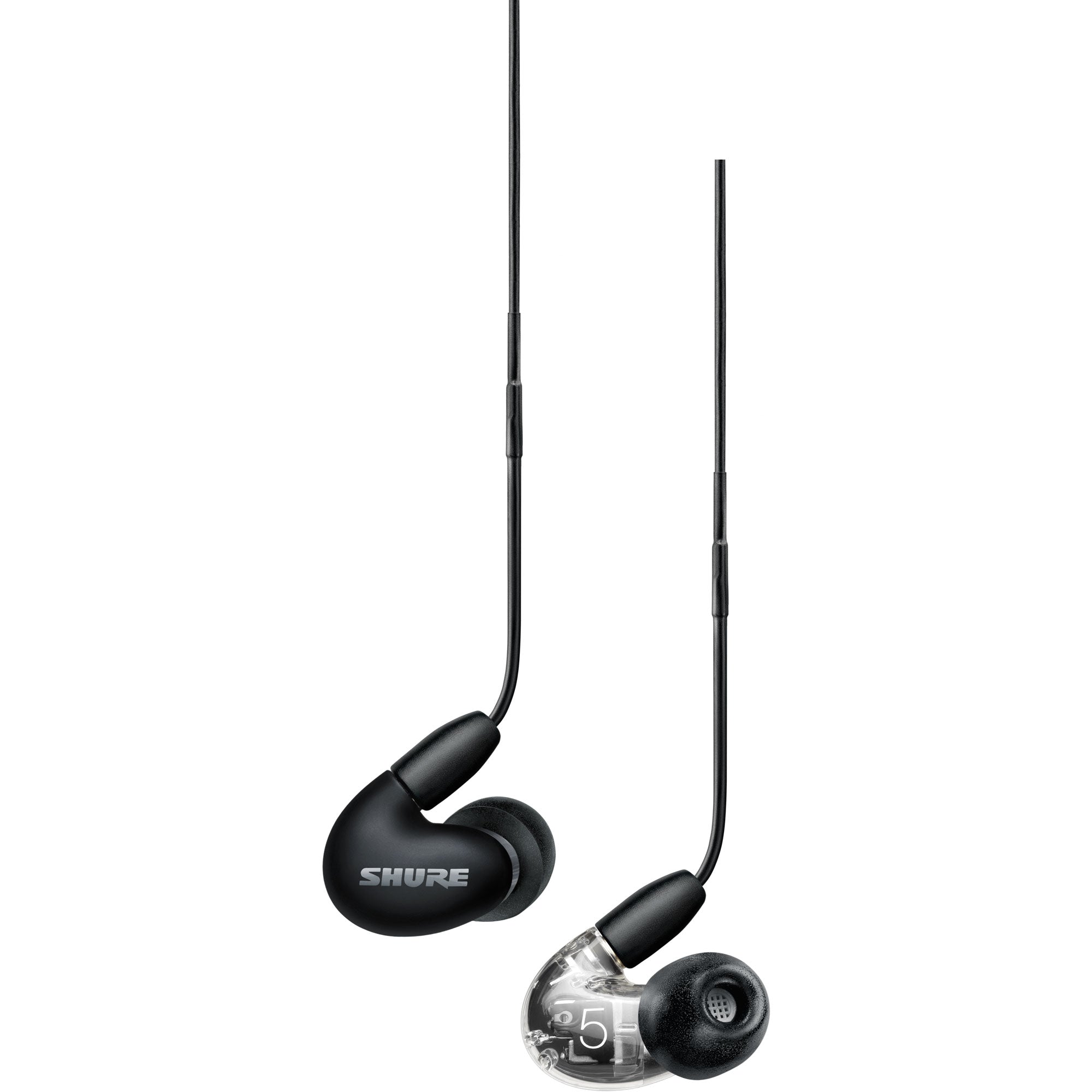 Shure AONIC 5 Sound Isolating Earphones (Black/Clear)