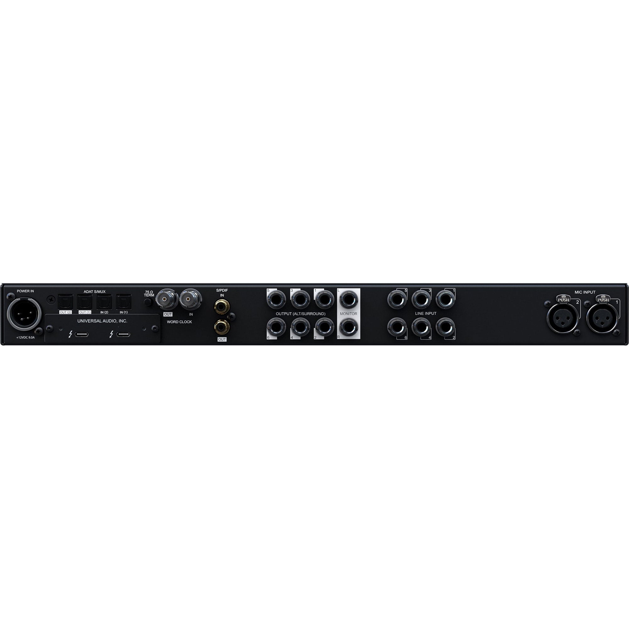 Universal Audio Apollo x6 Heritage Edition Rackmount Audio Interface with Thunderbolt 3 Cable