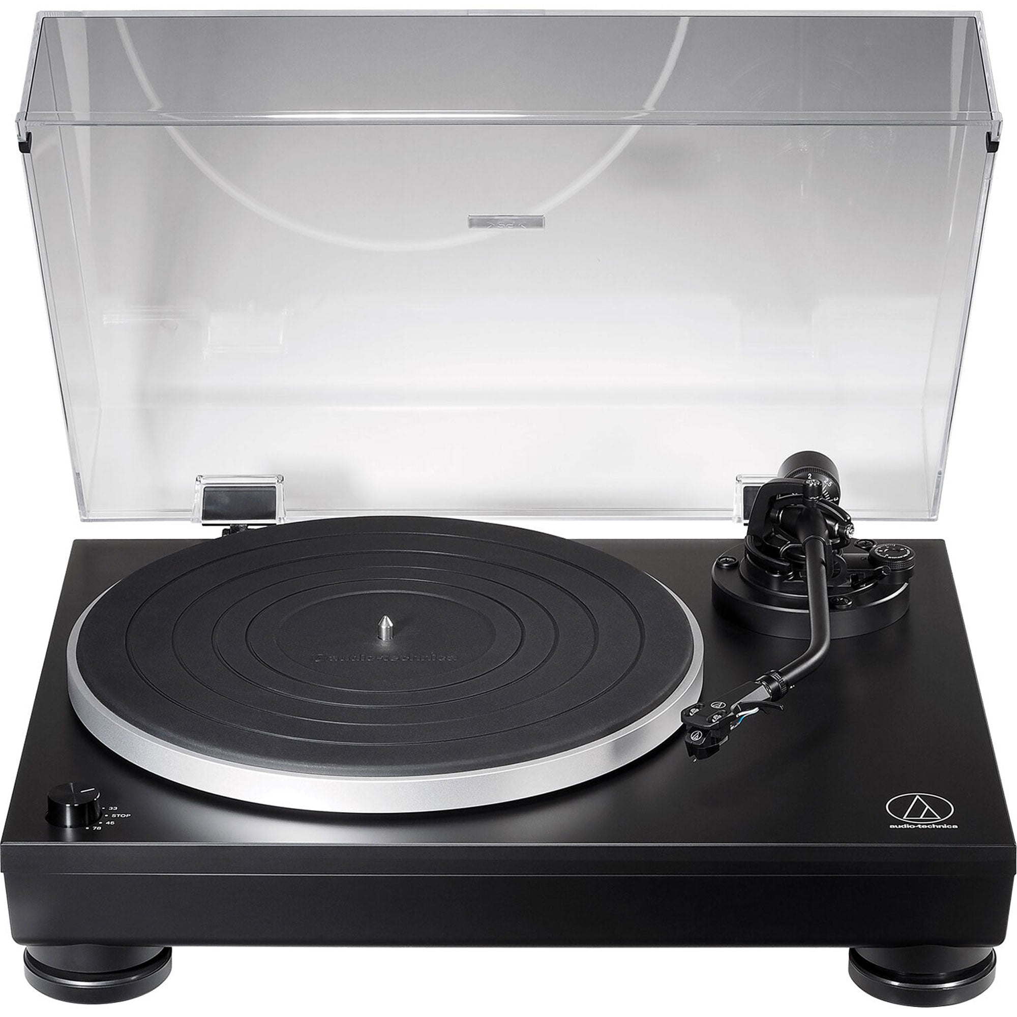 Audio-Technica AT-LP5X Fully Manual Direct-Drive Analog Turntable with USB (Matte Black)