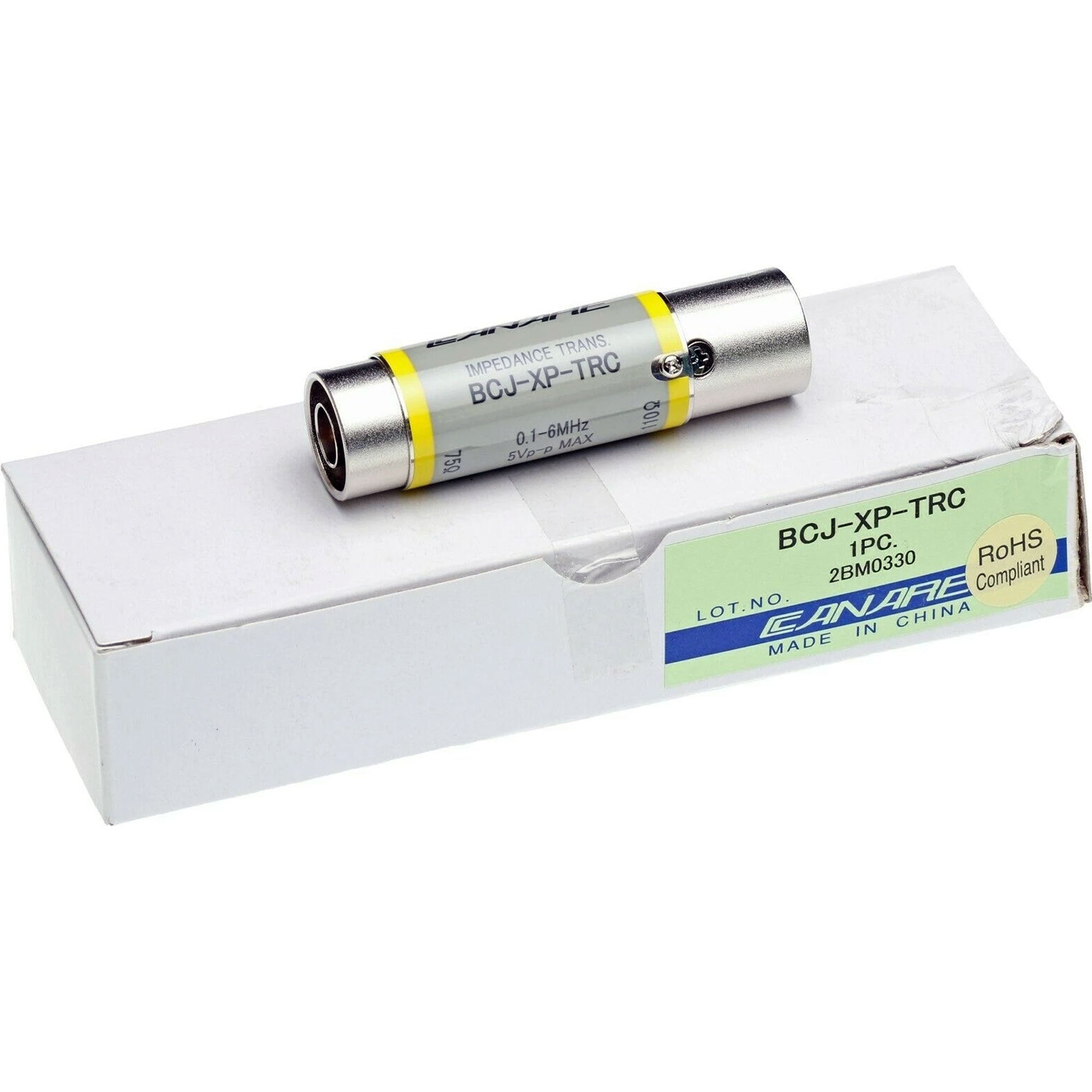 Canare BCJ-XP-TRC 110 Ohm to 75 Ohm Digital Audio Impedance Transformer