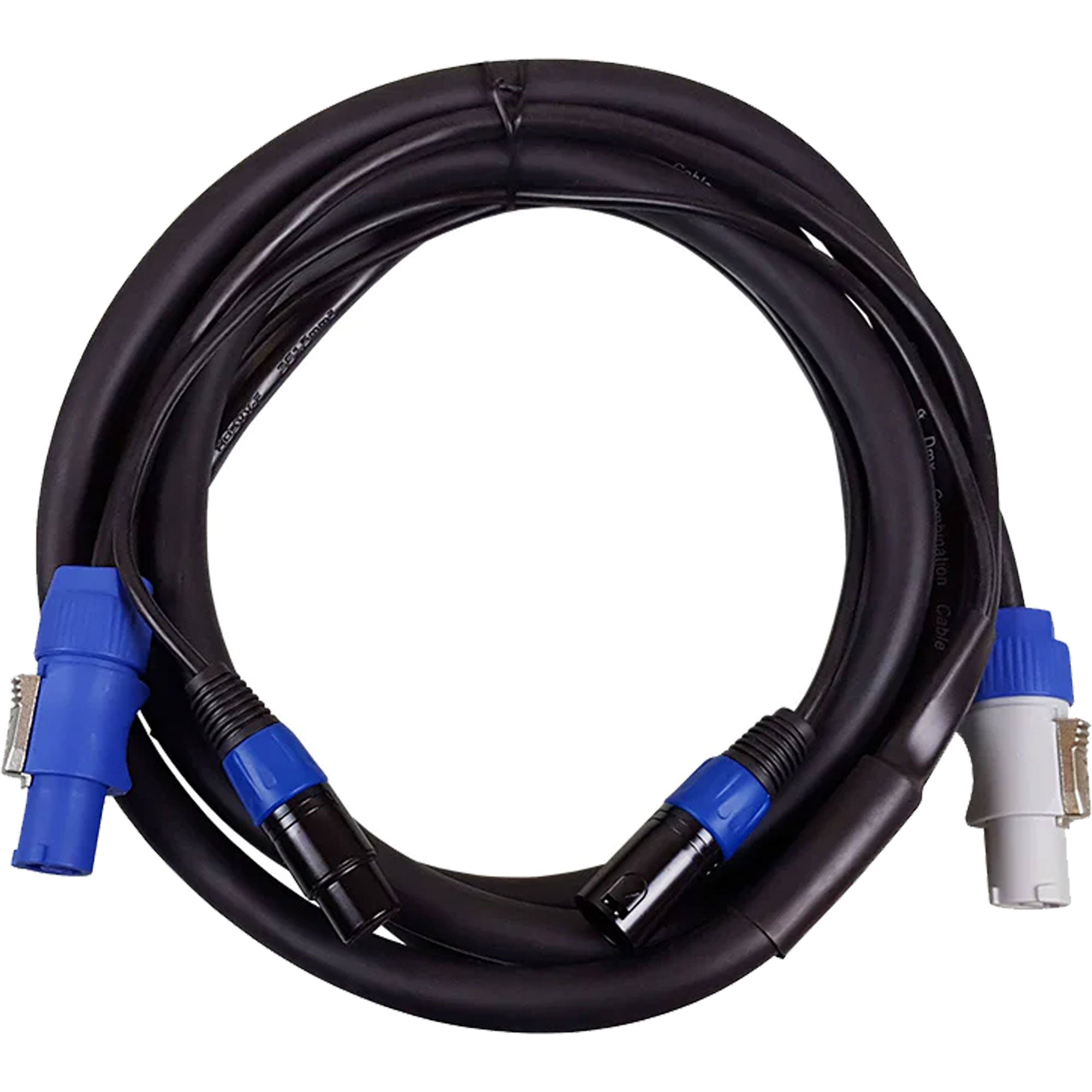 Blizzard DMX5PC-15 Cool Cable powerCON & DMX 5-Pin Combo Cable (15')