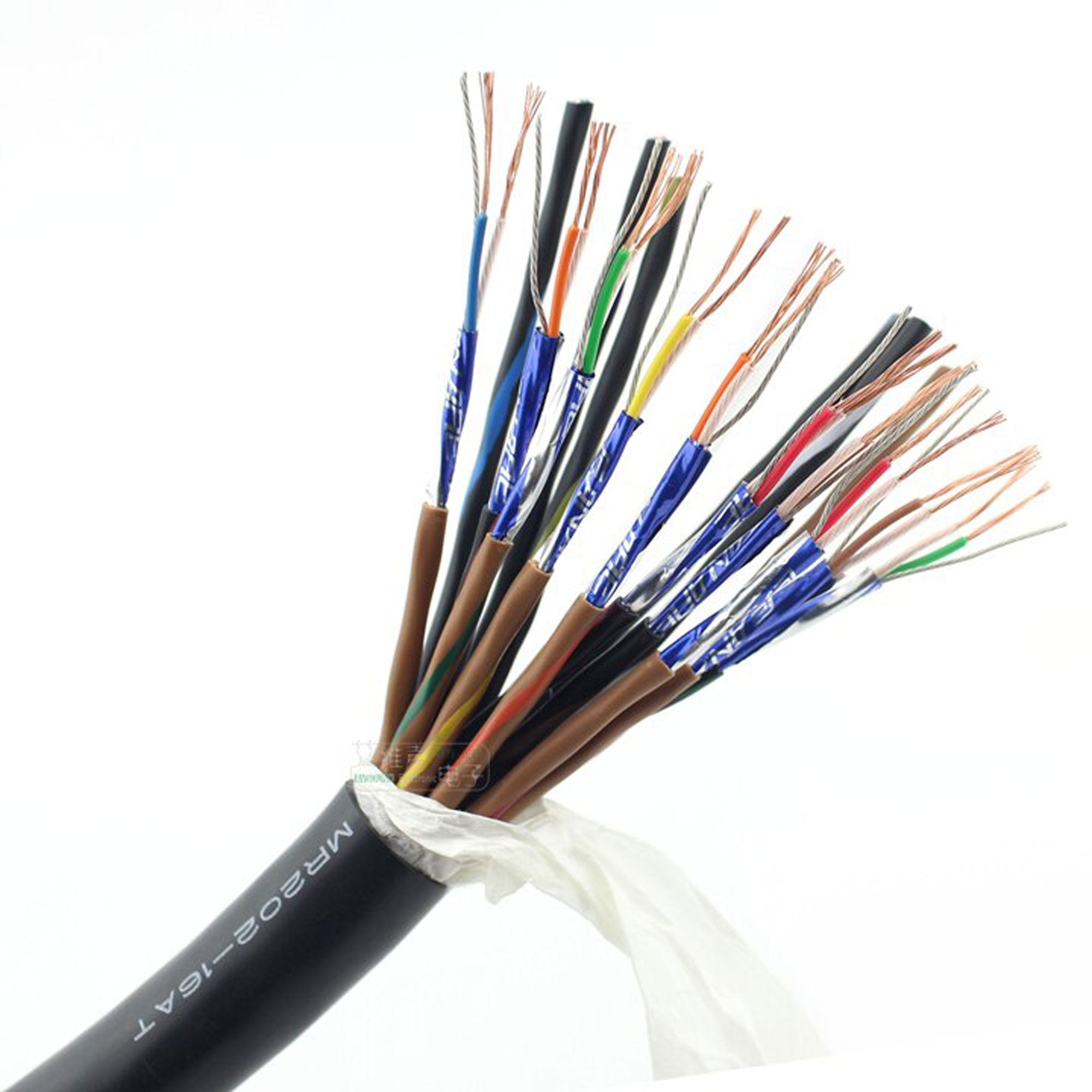 Canare MR202-16AT 16-Channel Twisted Pair Audio Snake Cable with Foil Shield (Black, 656'/200m)