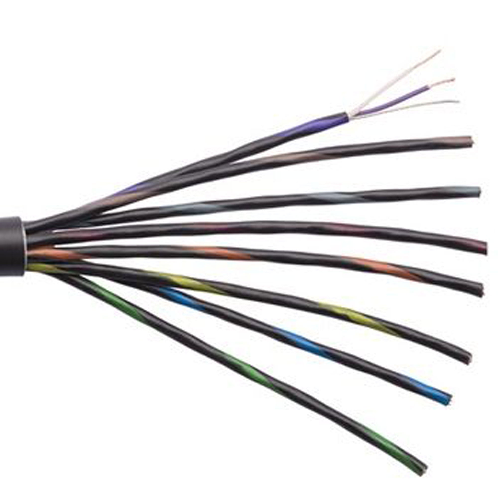 Canare MR202-8AT 8-Channel Twisted Pair Audio Snake Cable with Foil Shield (Black, 328'/100m)