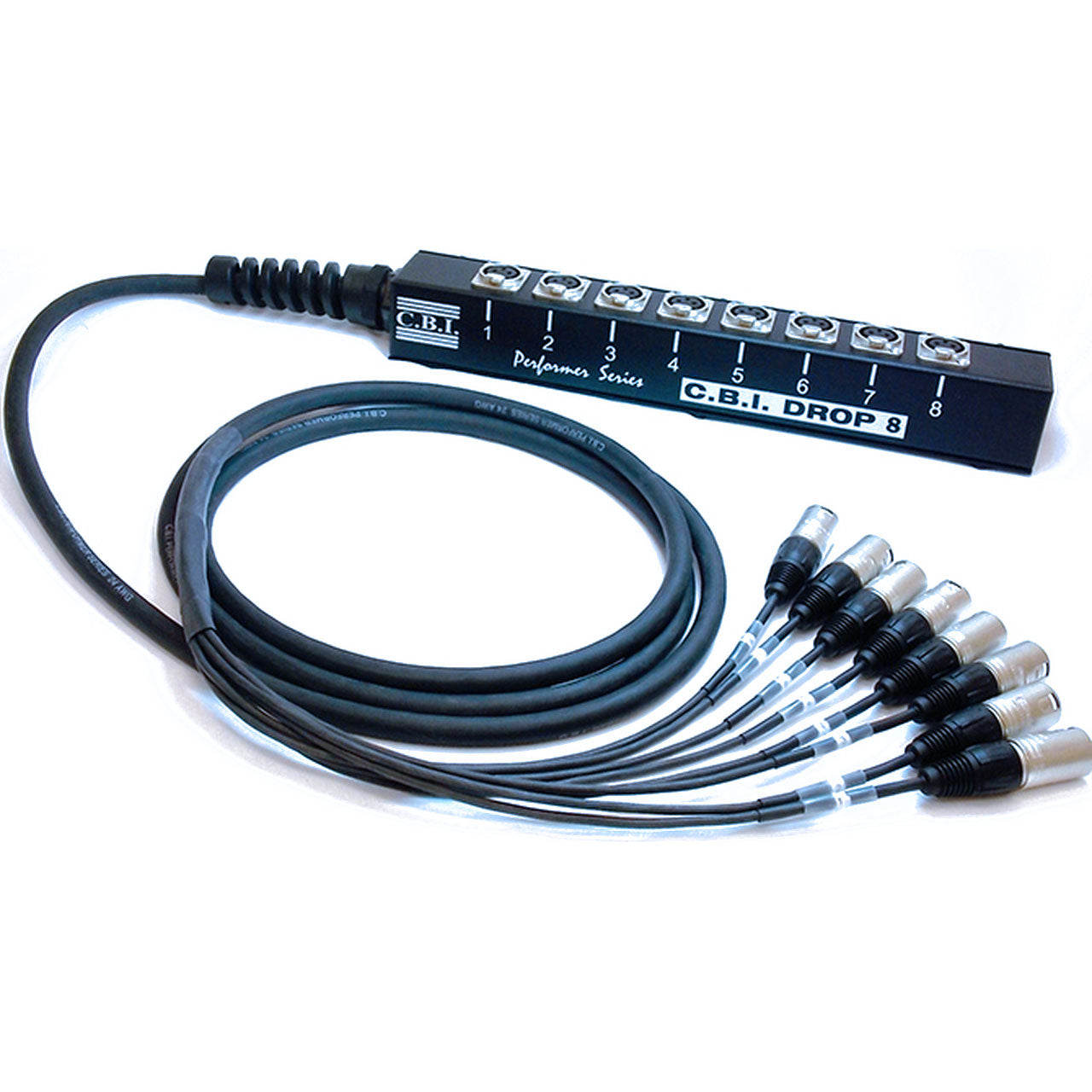 CBI DROP6-0600-25 6-Channel Slimline Drop Snake no Returns (25')