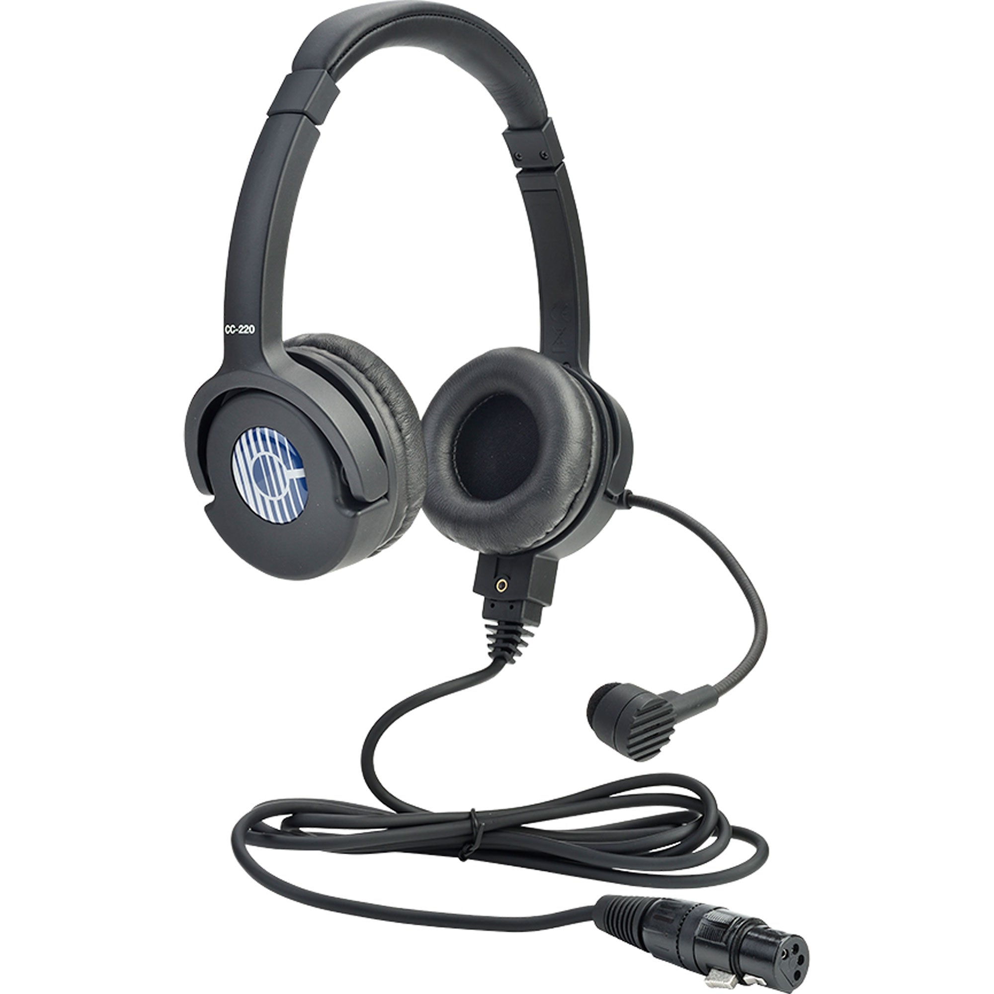 Clear-Com CC-220 Dual-Ear Premium Lightweight Intercom Headset (5-Pin Male XLR)
