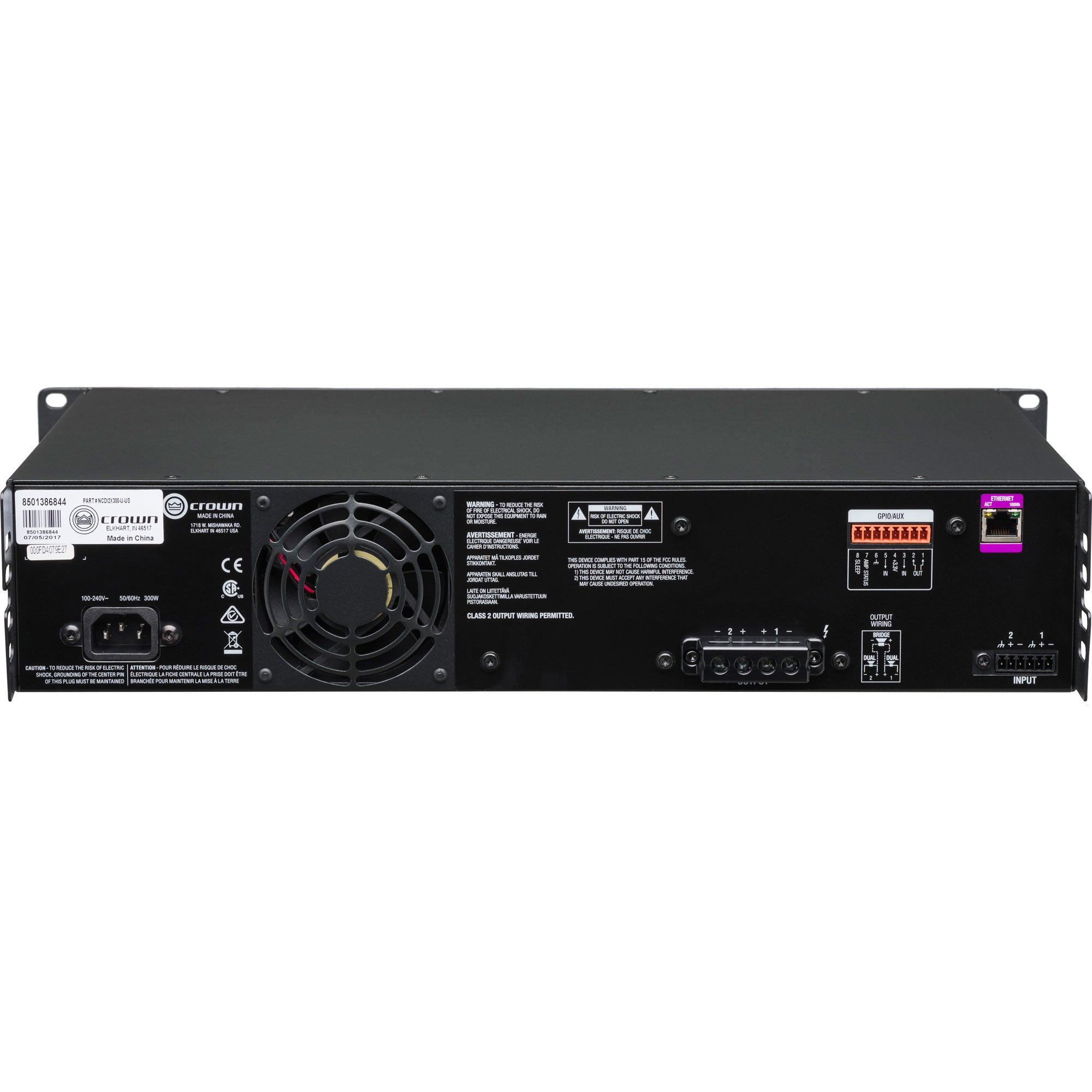 Crown CDi DriveCore 2|300 2-Channel Power Amplifier (300W)