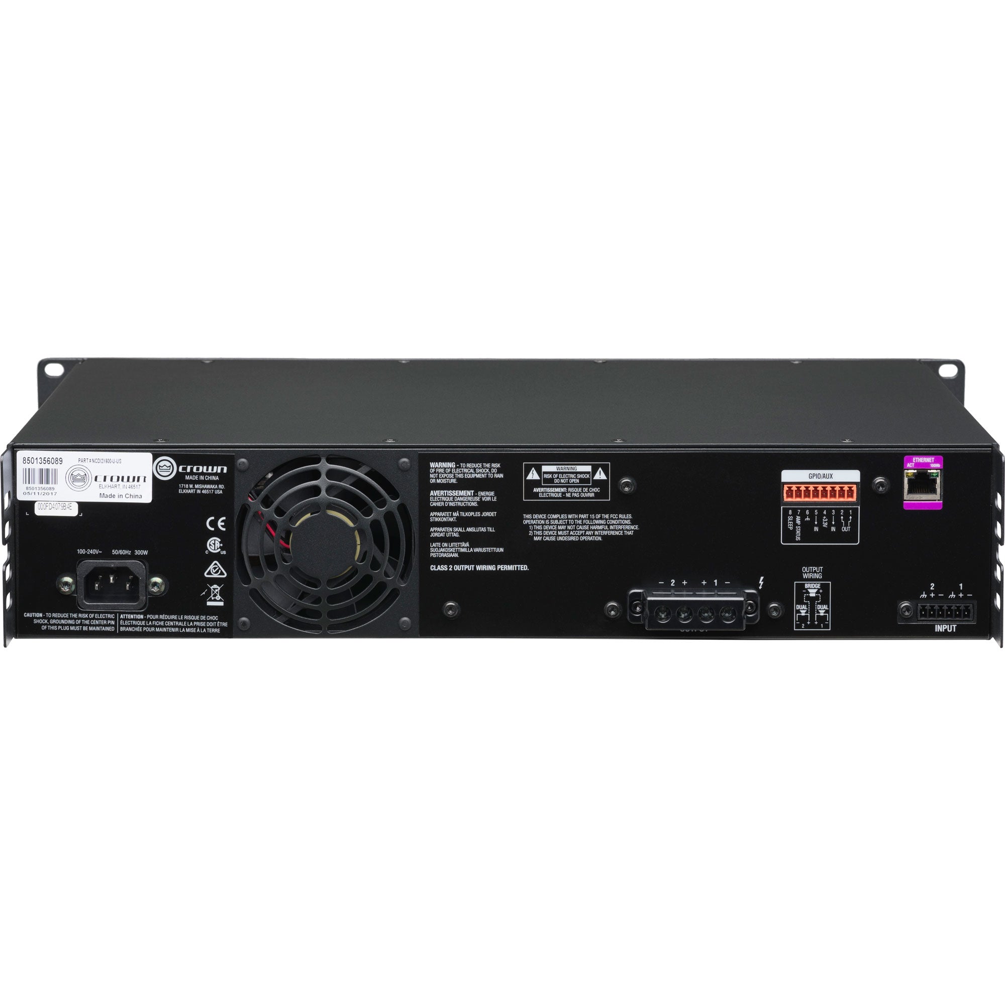 Crown CDi DriveCore 2|600 2-Channel Power Amplifier (600W)