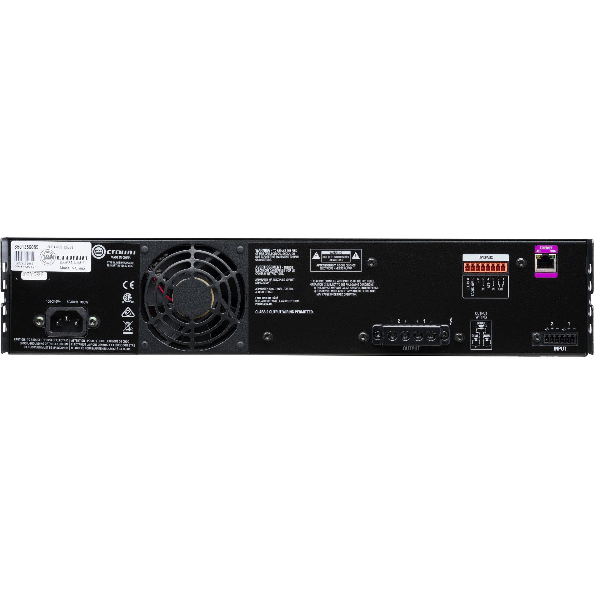 Crown CDi DriveCore 2|600 2-Channel Power Amplifier (600W)